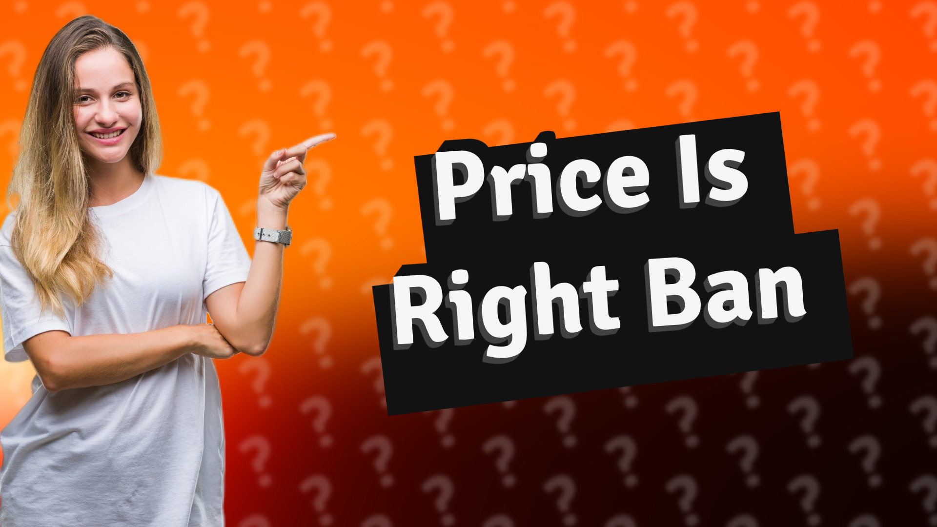 Price Is Right Ban