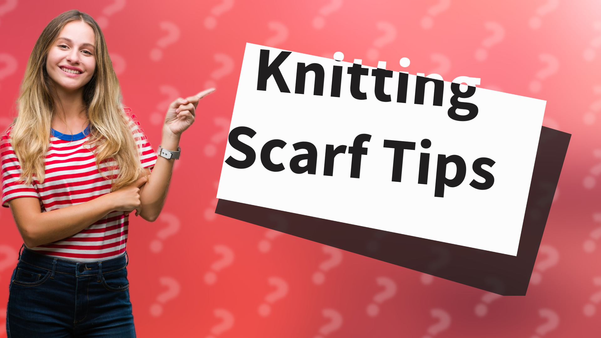 Knitting Scarf Tips