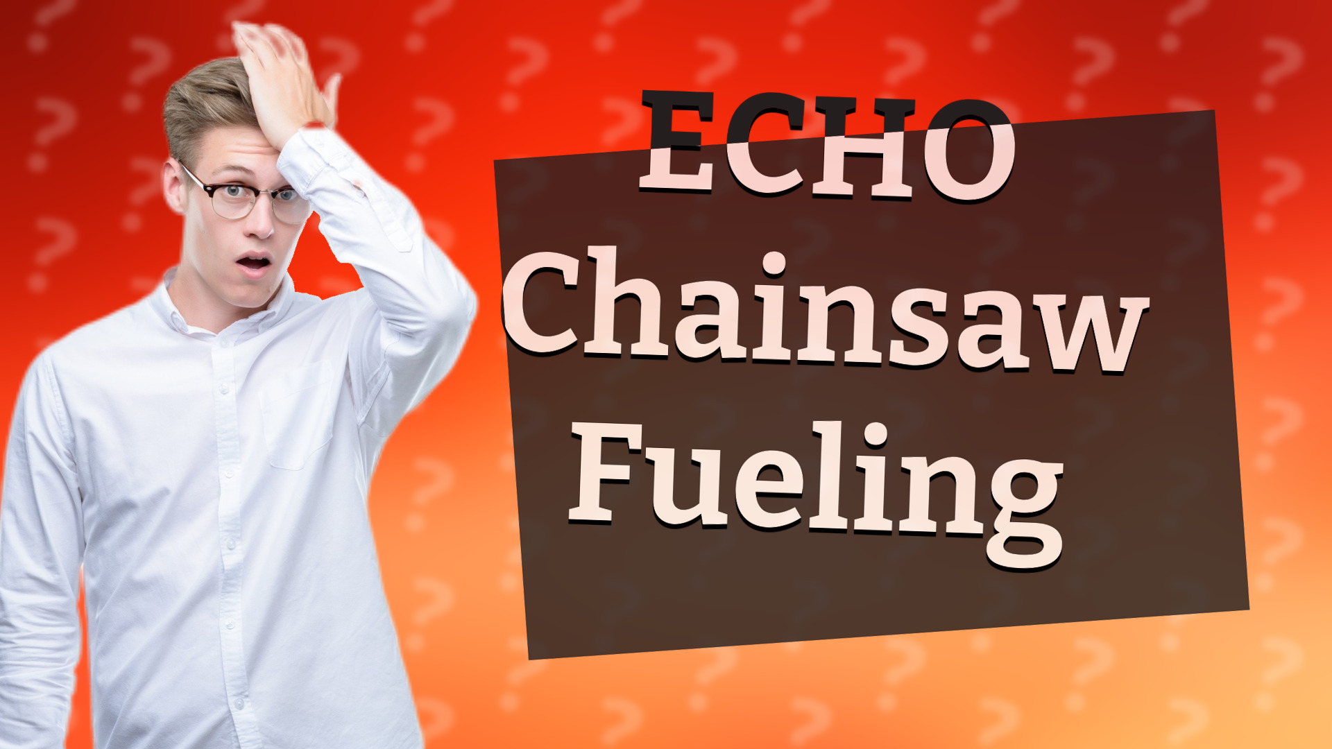 ECHO Chainsaw Fueling