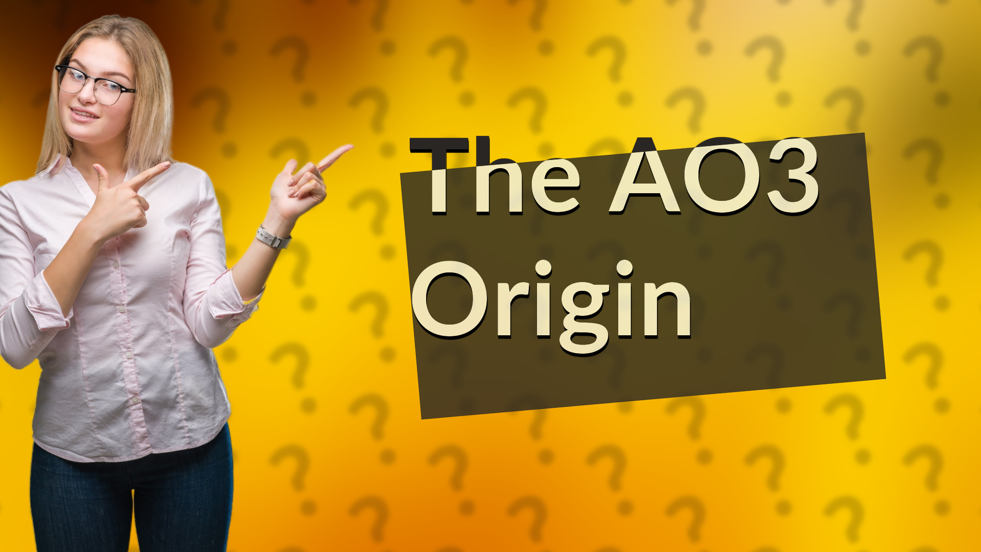 The AO3 Origin