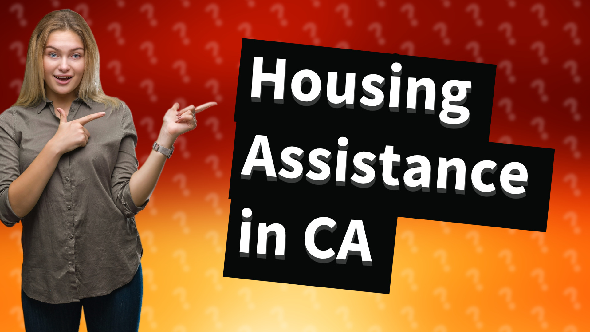 Housing Assistance in CA