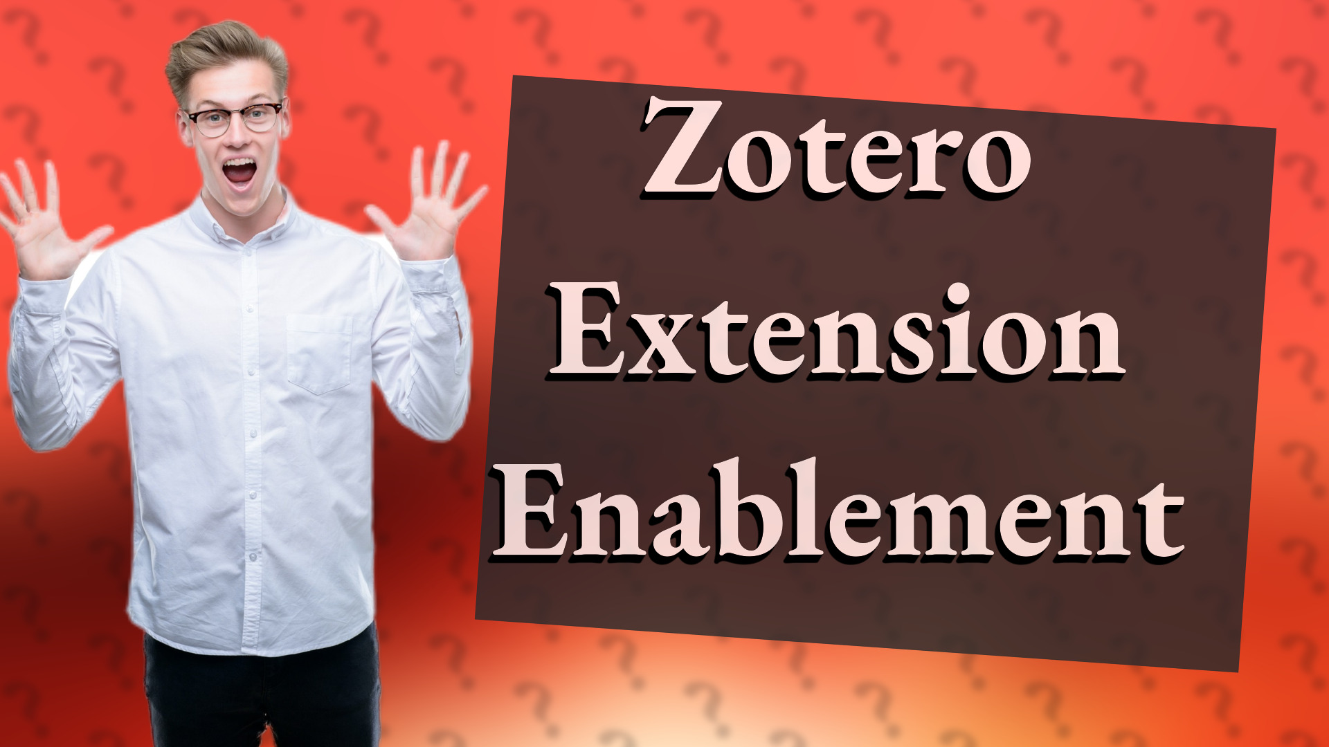 Zotero Extension Enablement