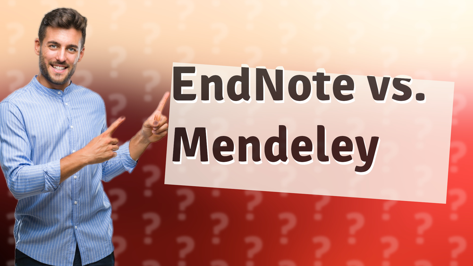 EndNote vs. Mendeley