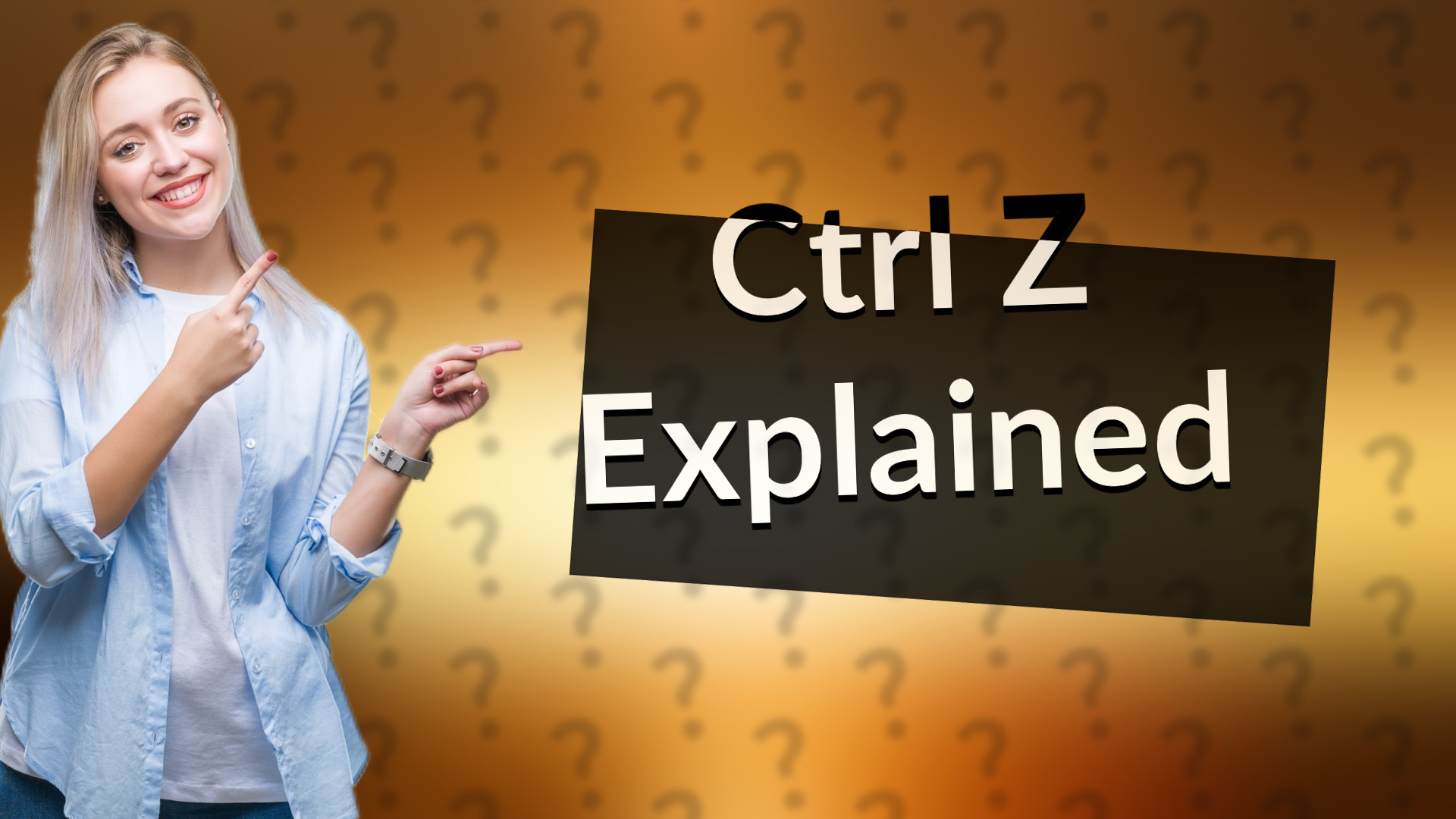 Ctrl Z Explained