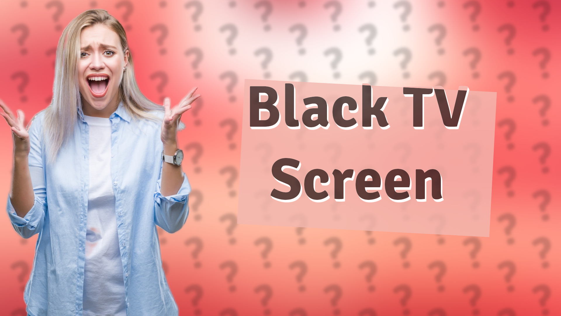 Black TV Screen