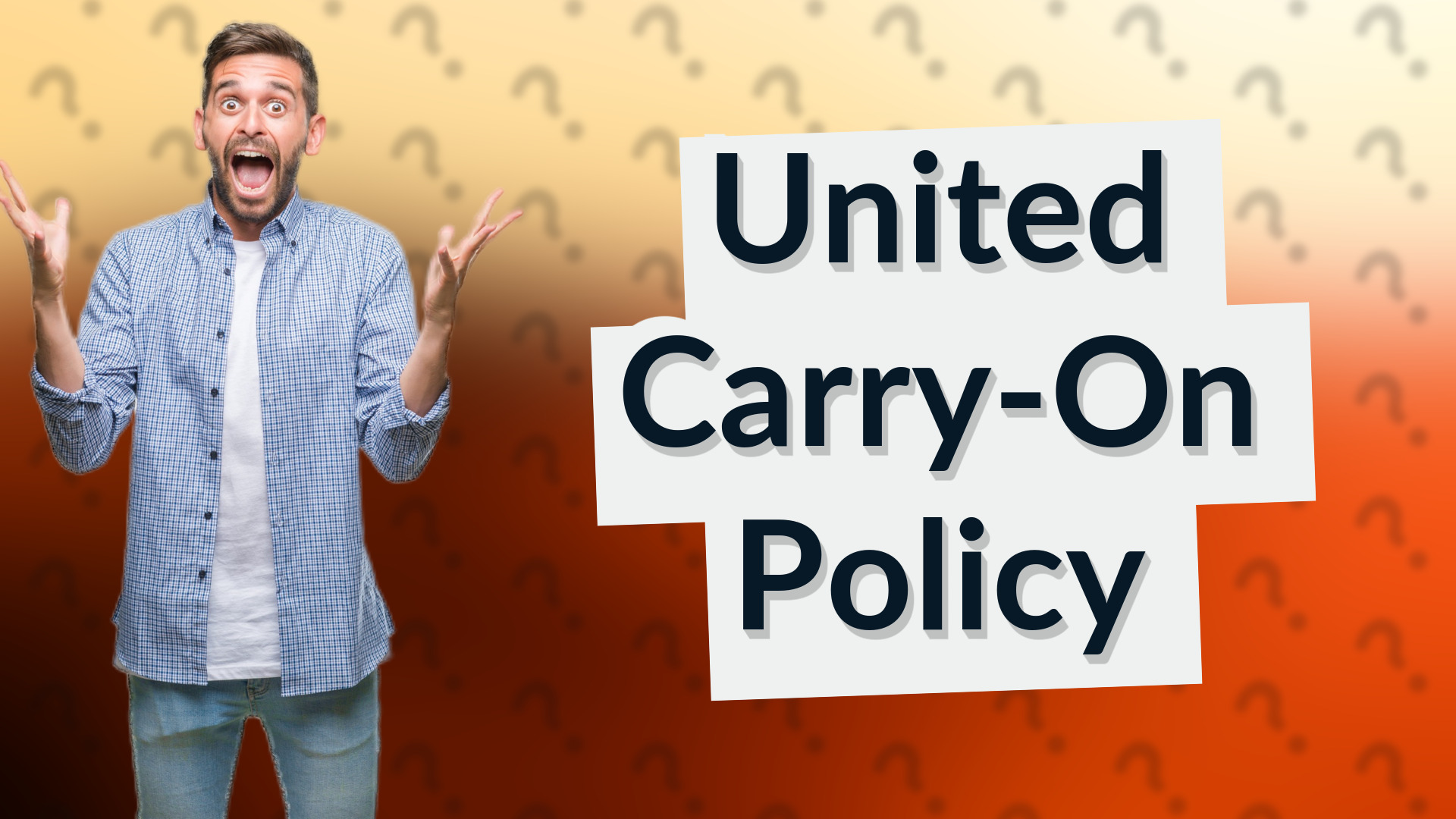 United Carry-On Policy
