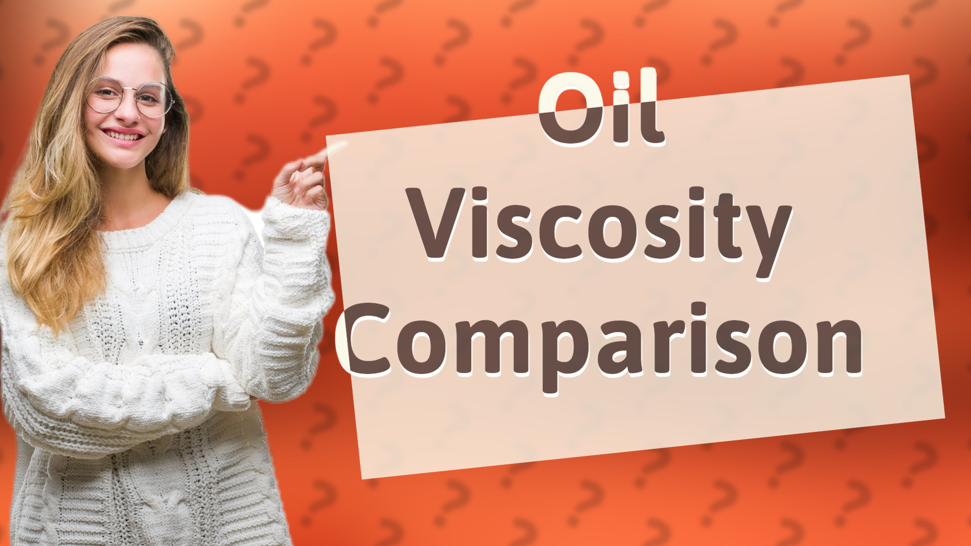 Oil Viscosity Comparison
