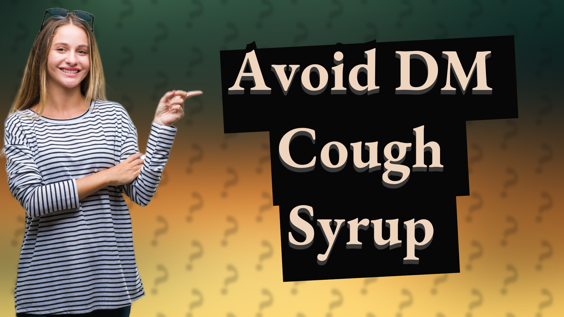 Avoid DM Cough Syrup