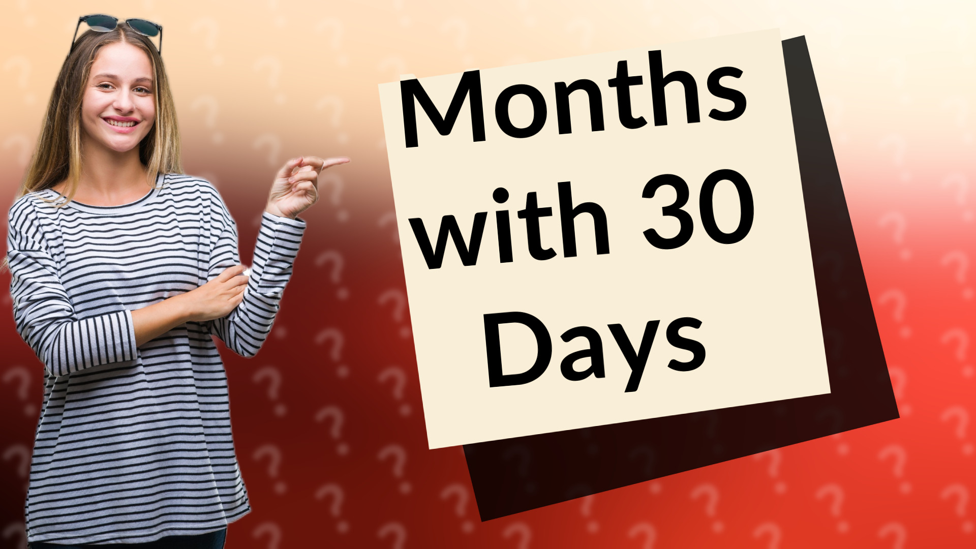 Months with 30 Days