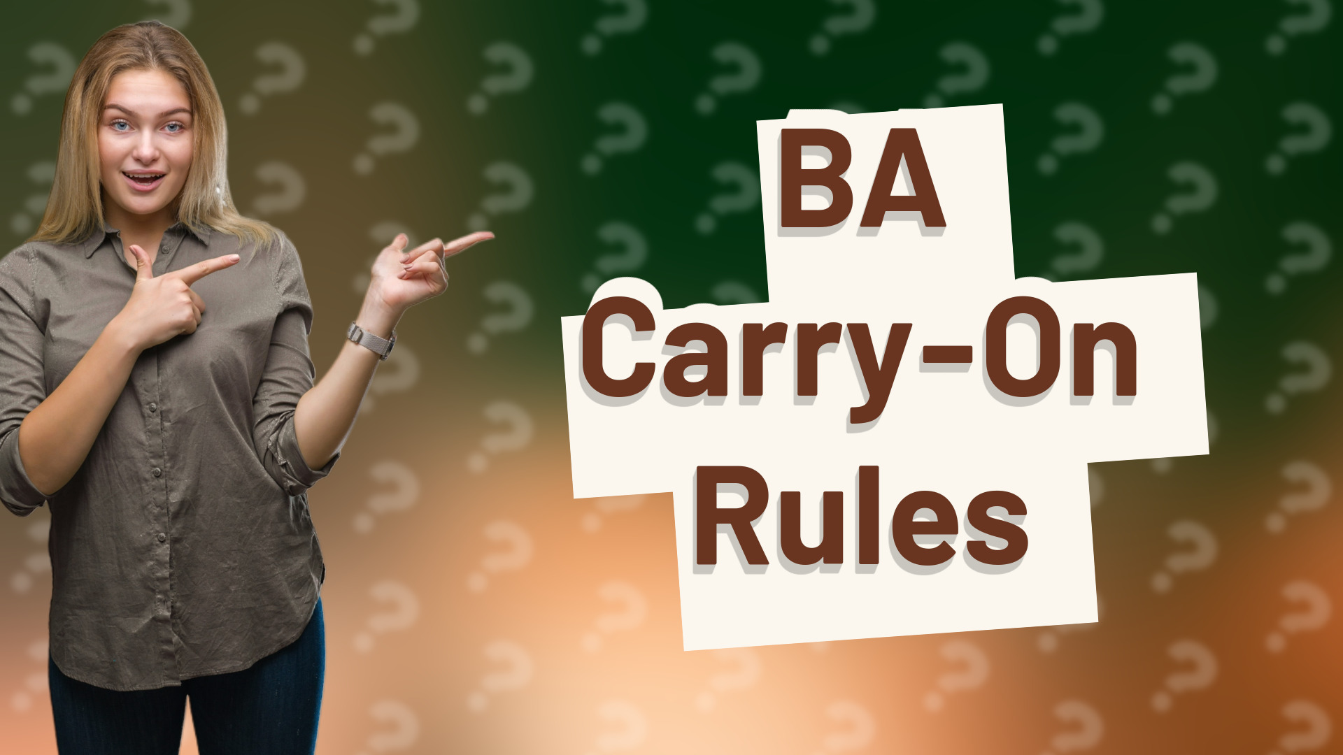 BA Carry-On Rules