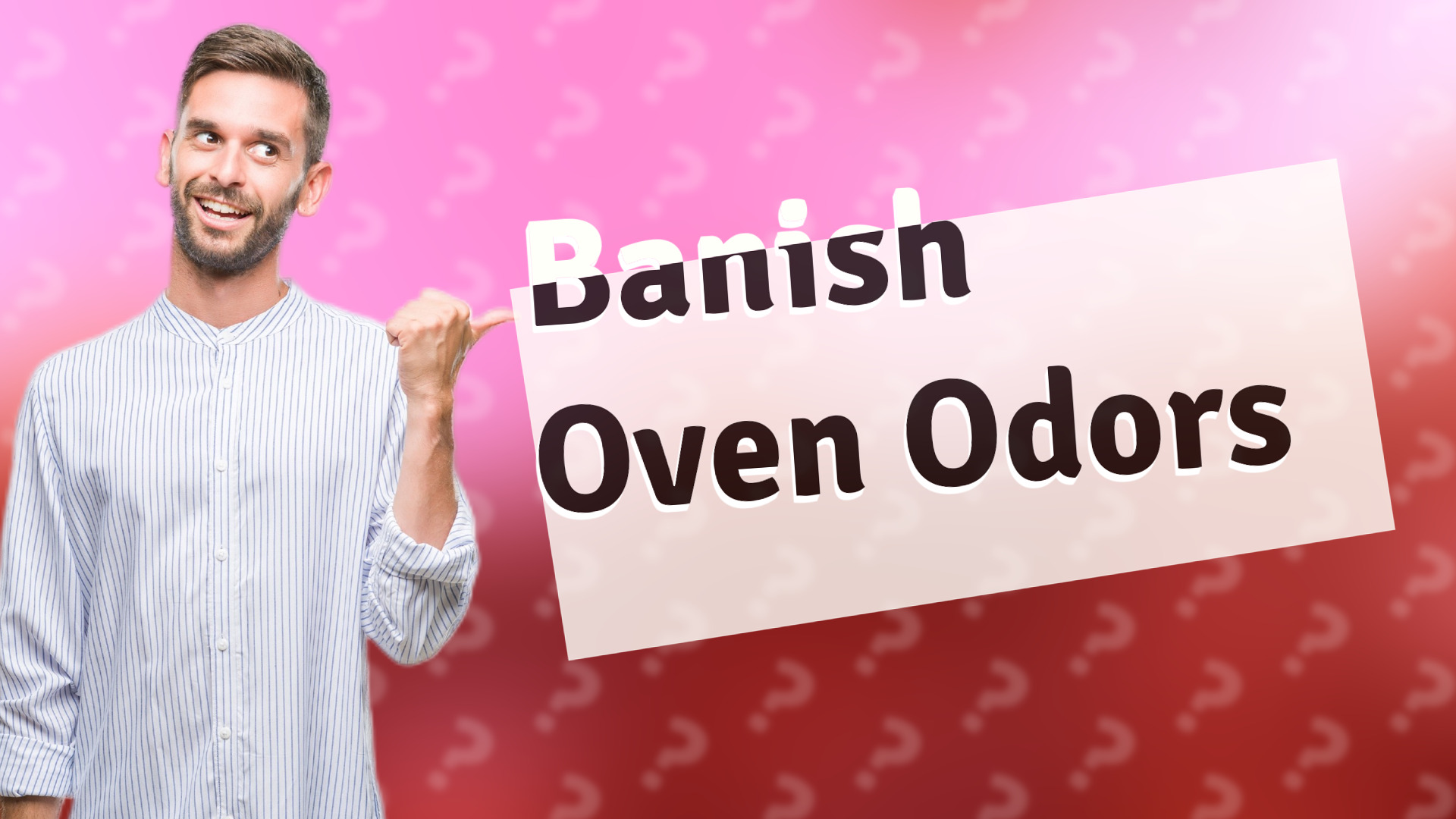 Banish Oven Odors