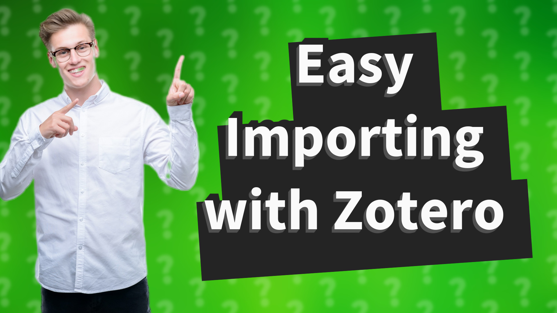 Easy Importing with Zotero