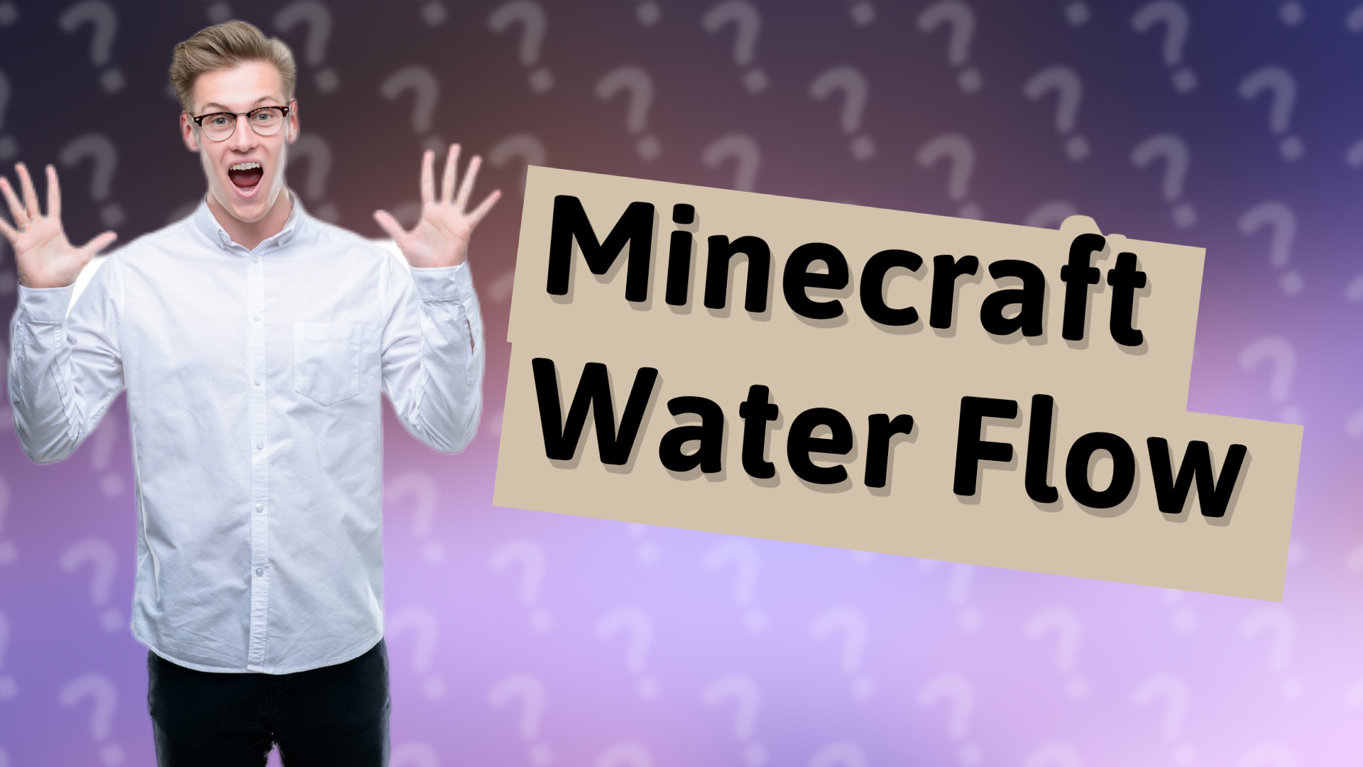 Minecraft Water Flow