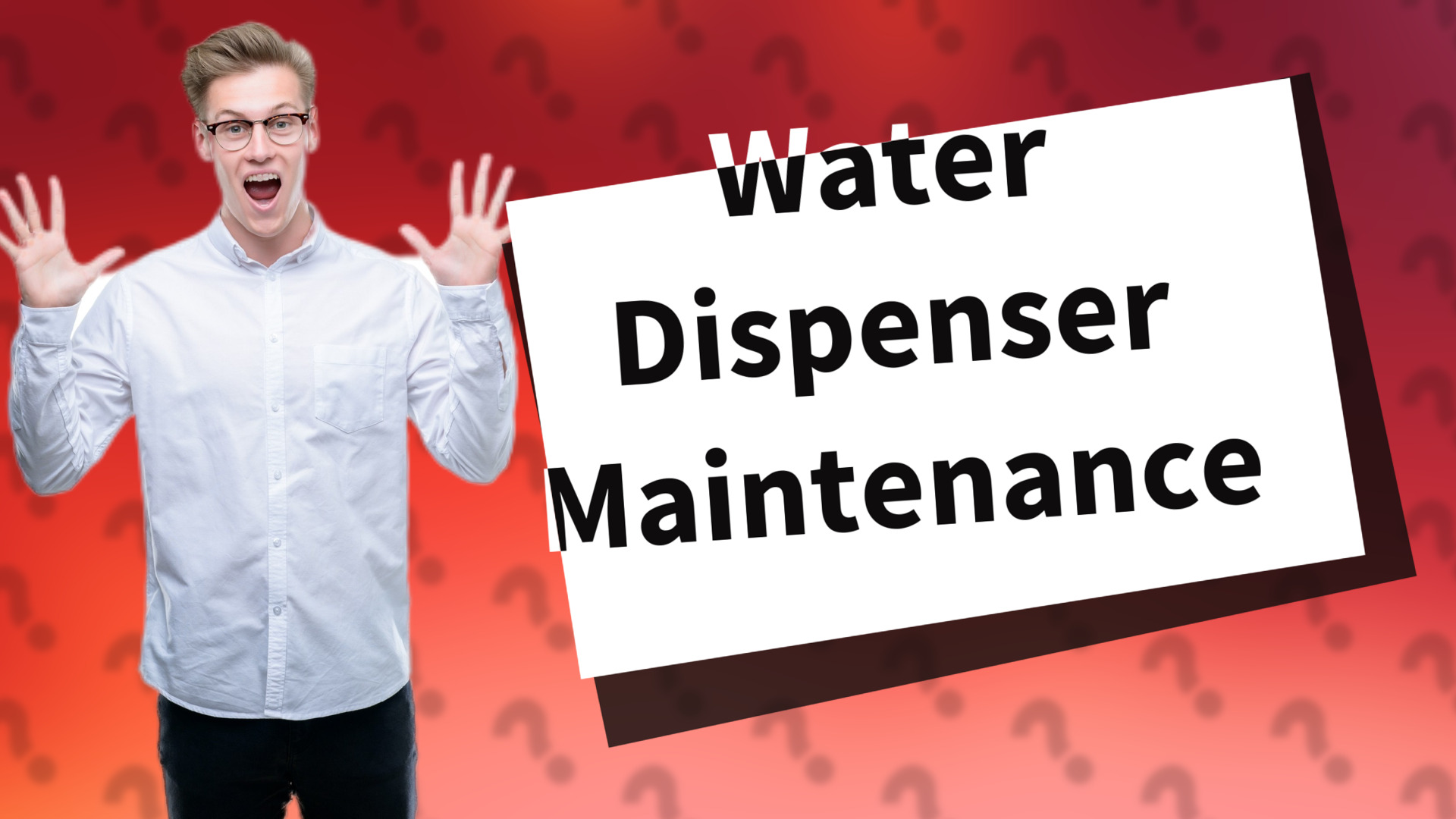Water Dispenser Maintenance