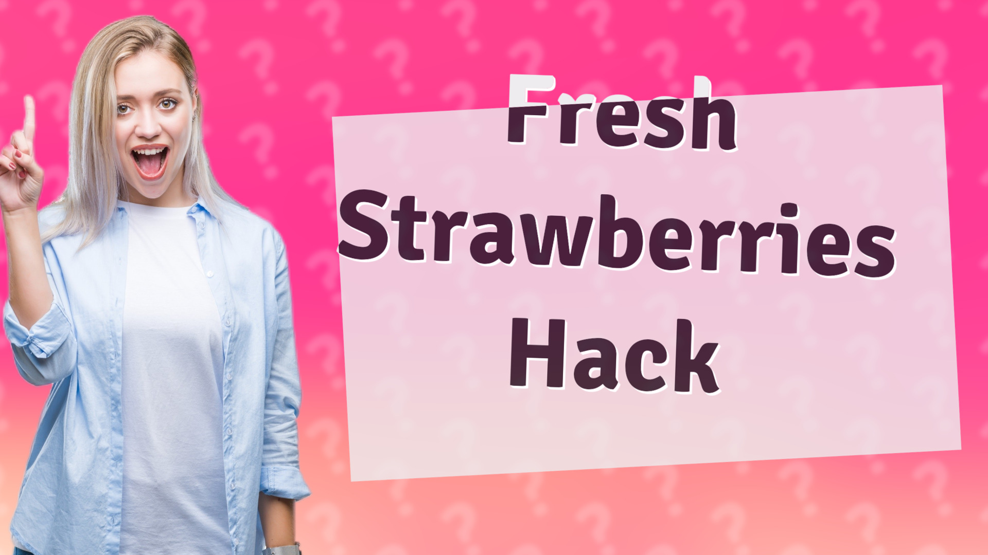 Fresh Strawberries Hack