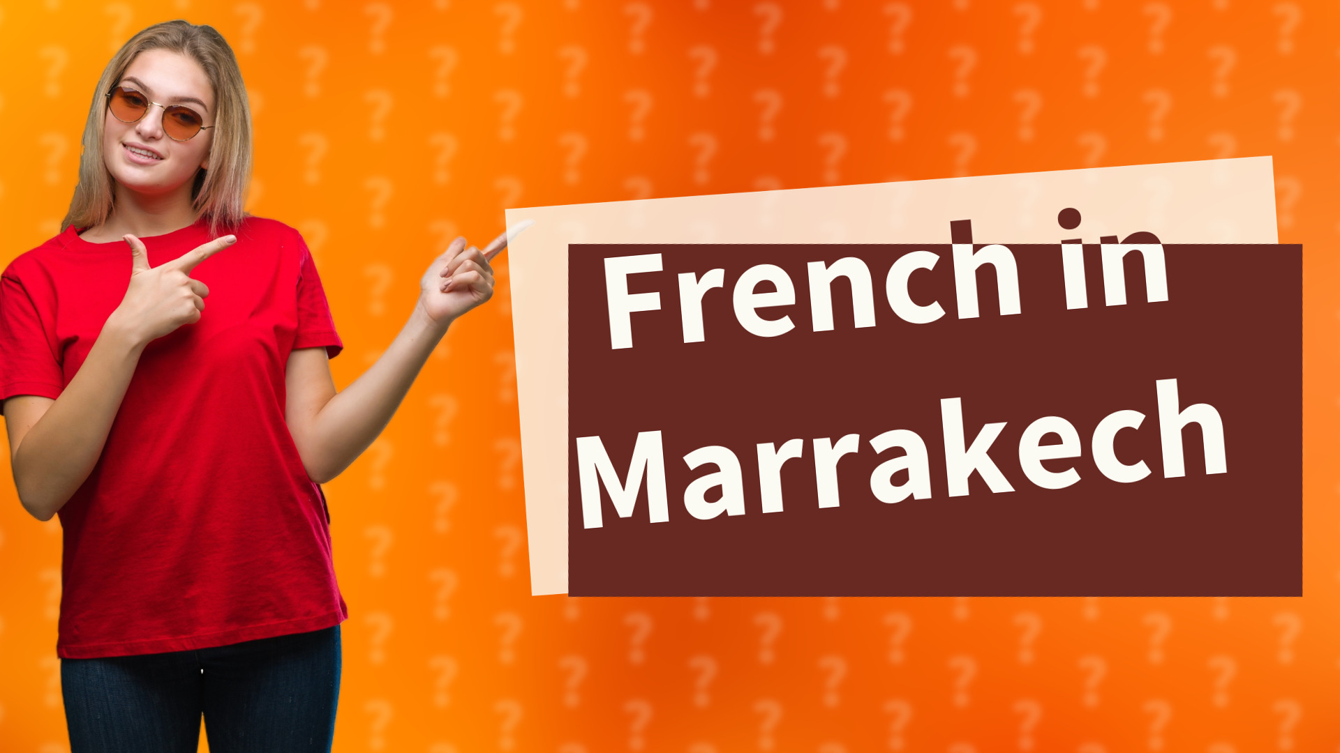 French in Marrakech