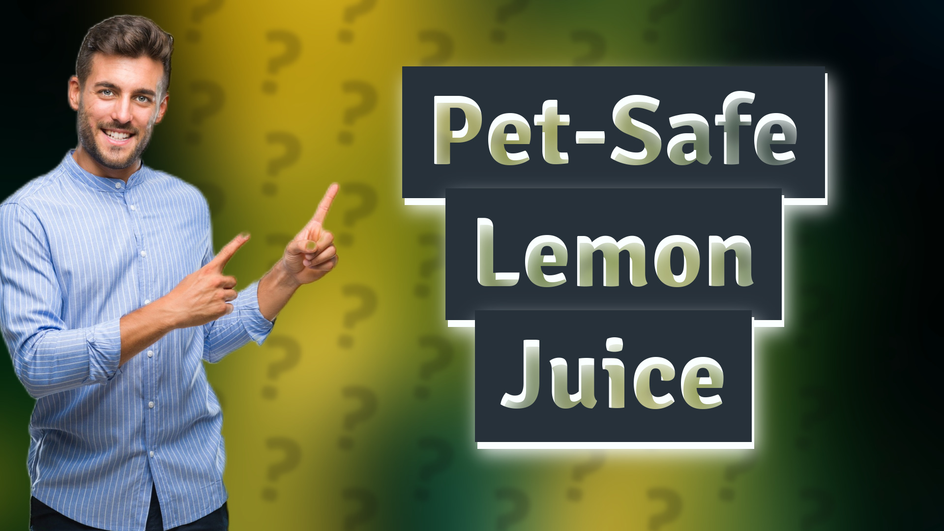 Pet-Safe Lemon Juice