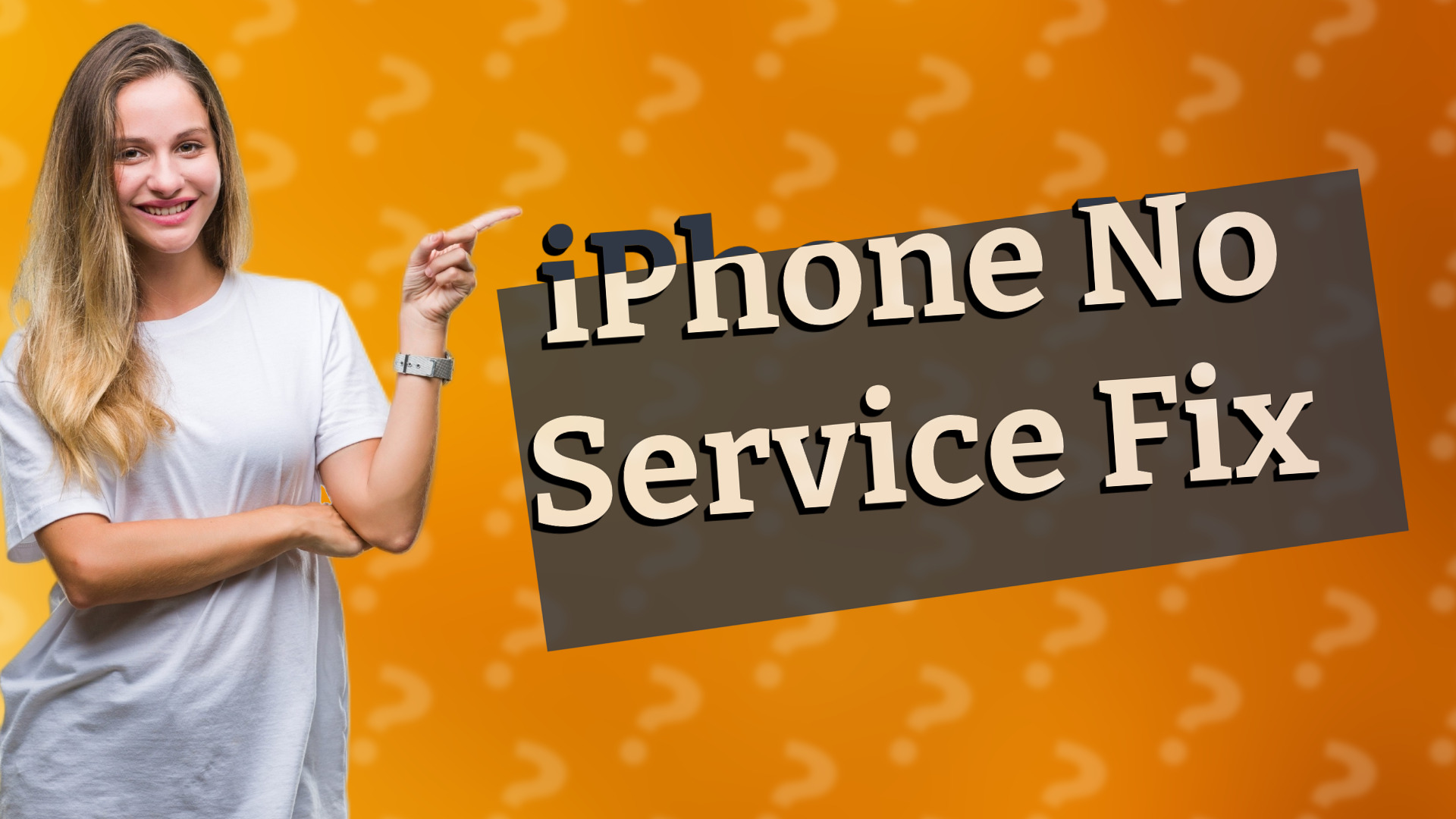 iPhone No Service Fix