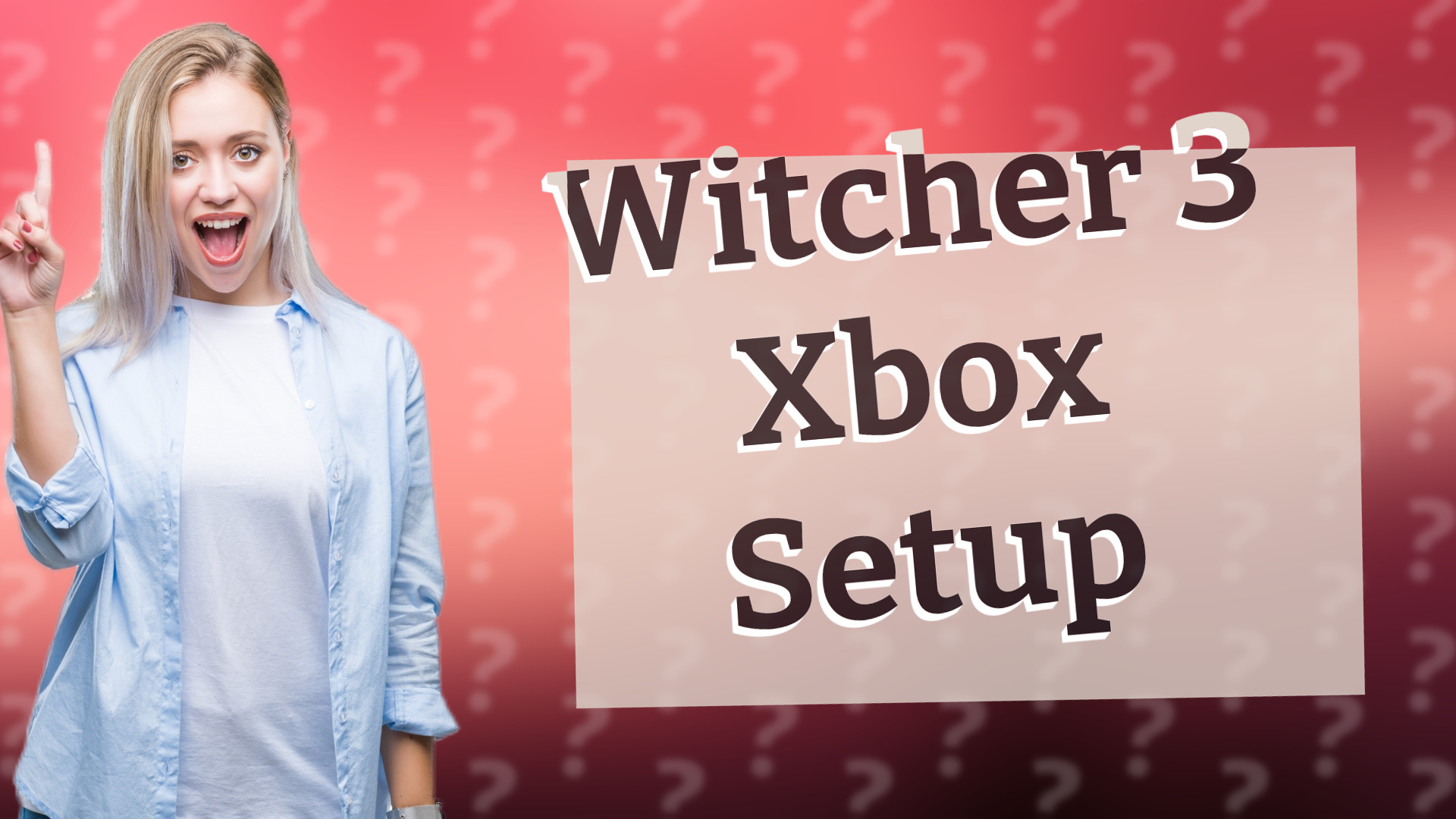 Witcher 3 Xbox Setup