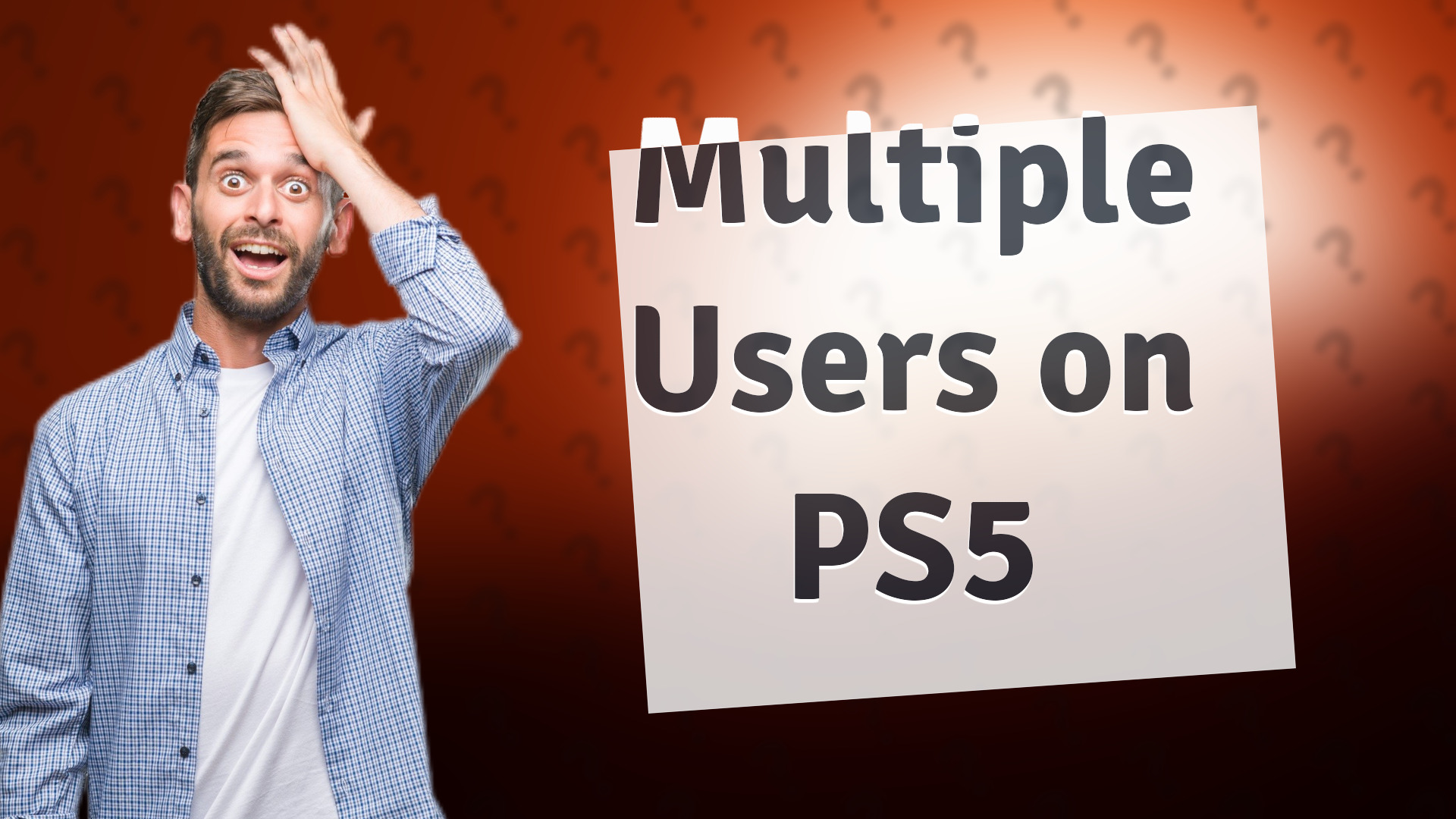 Multiple Users on PS5
