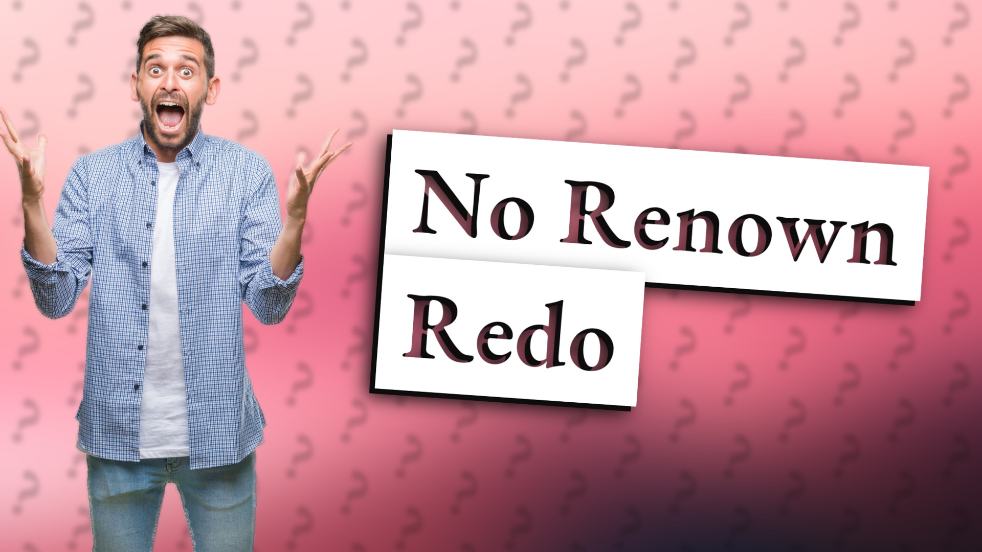 No Renown Redo