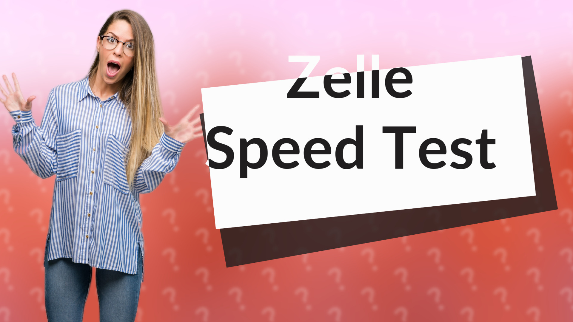 Zelle Speed Test
