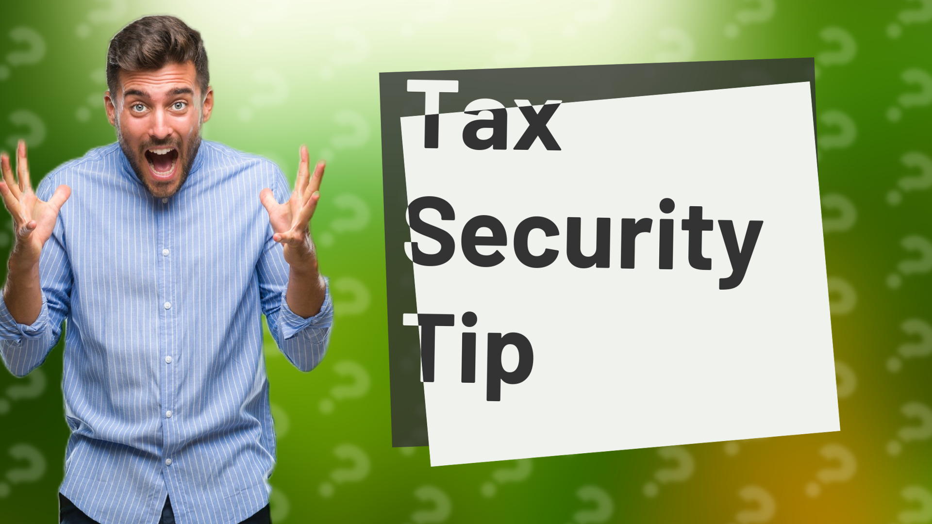 Tax Security Tip