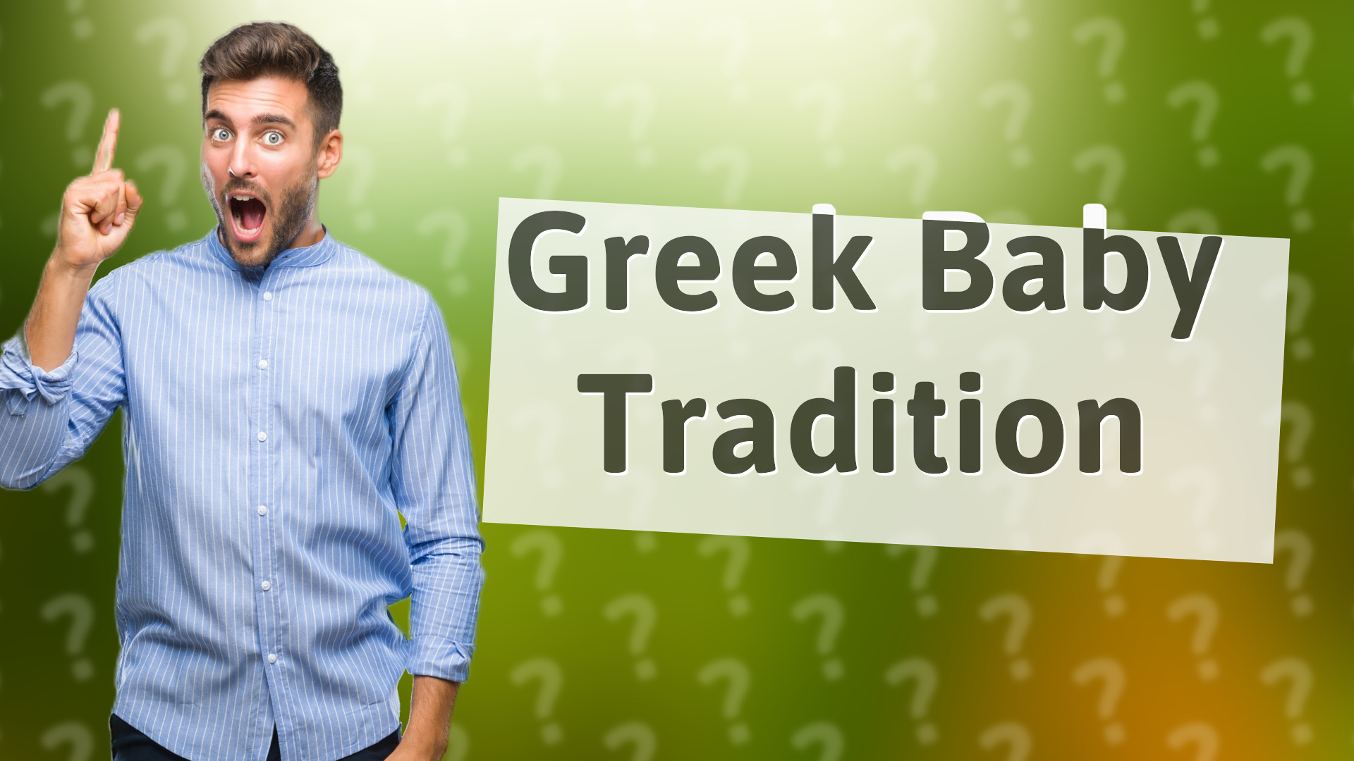 Greek Baby Tradition
