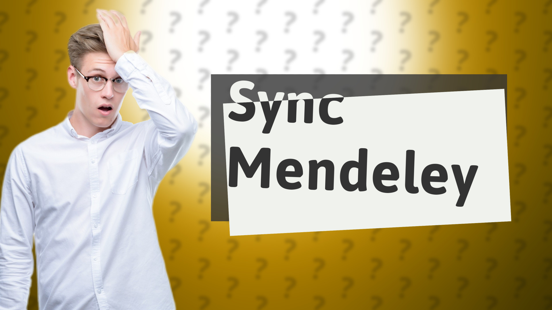 Sync Mendeley