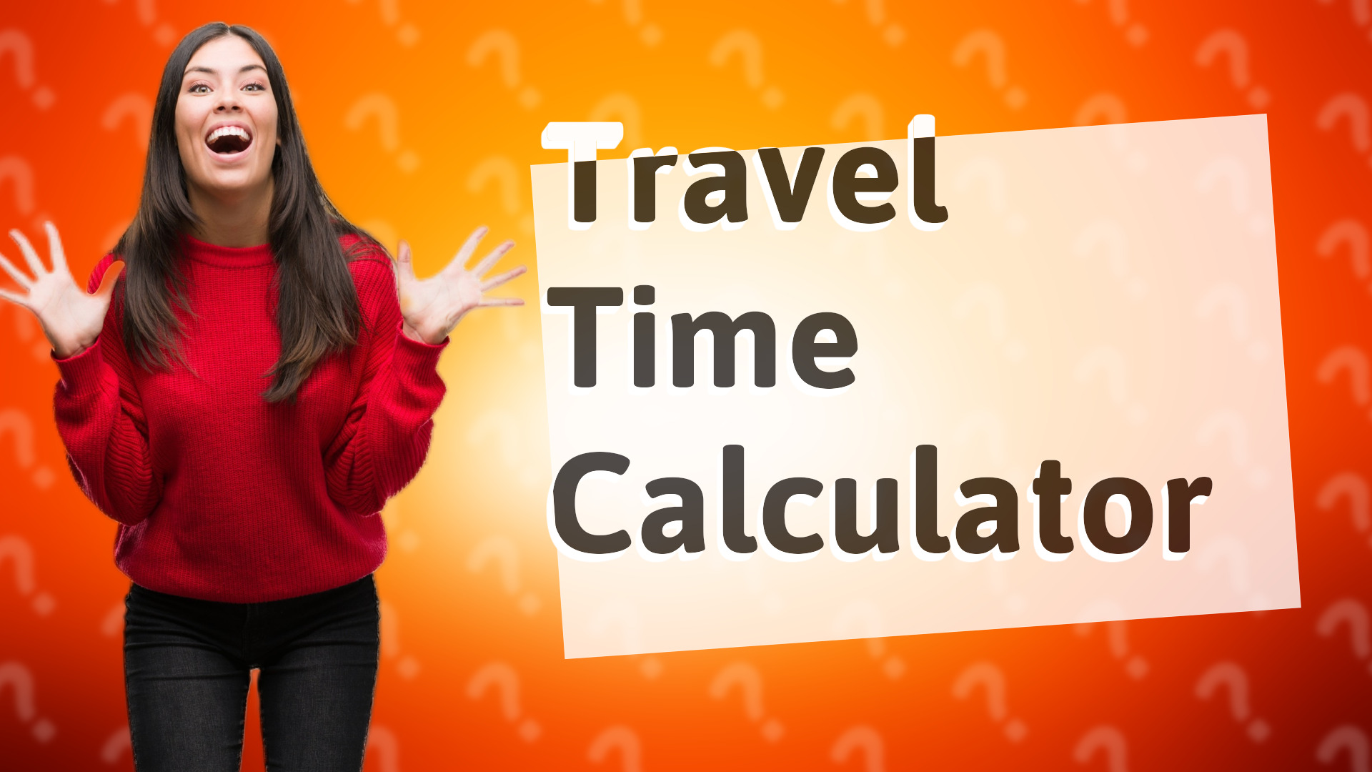 Travel Time Calculator