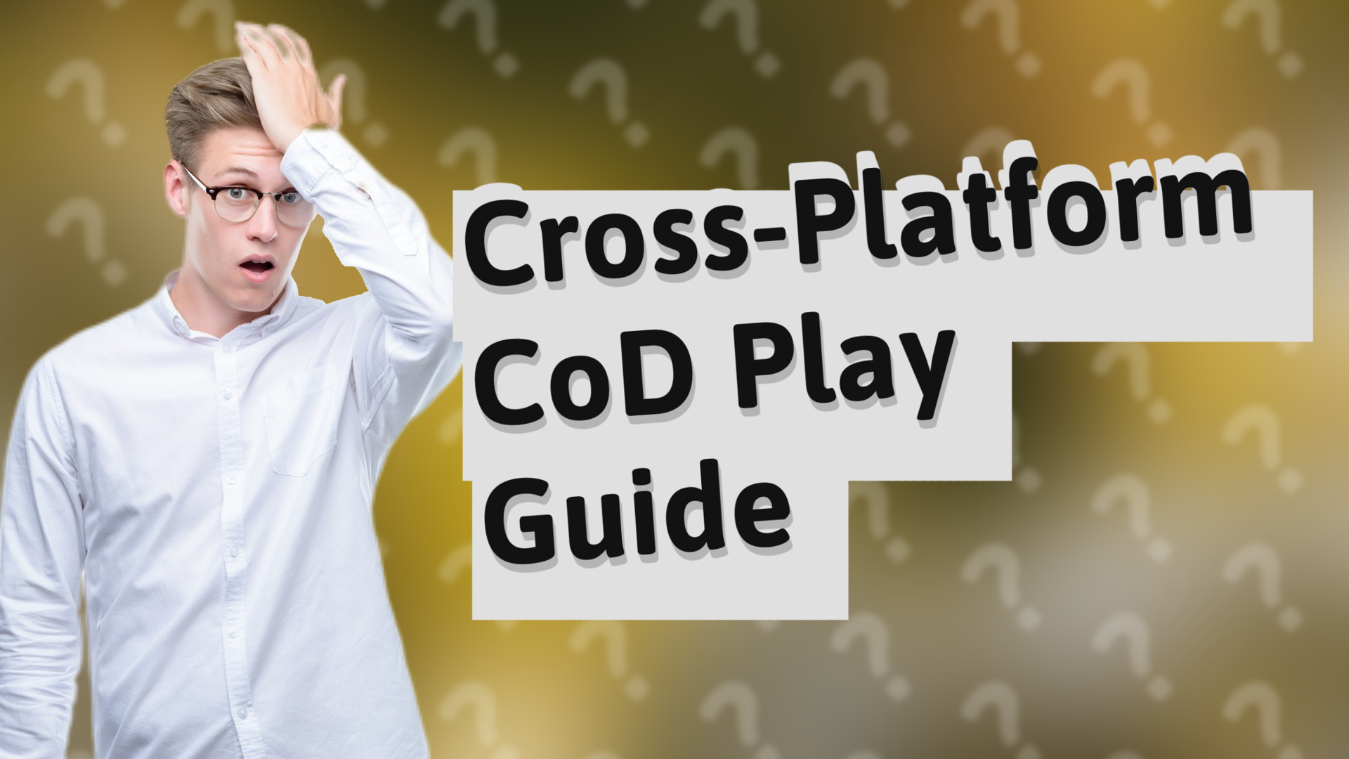 Cross-Platform CoD Play Guide