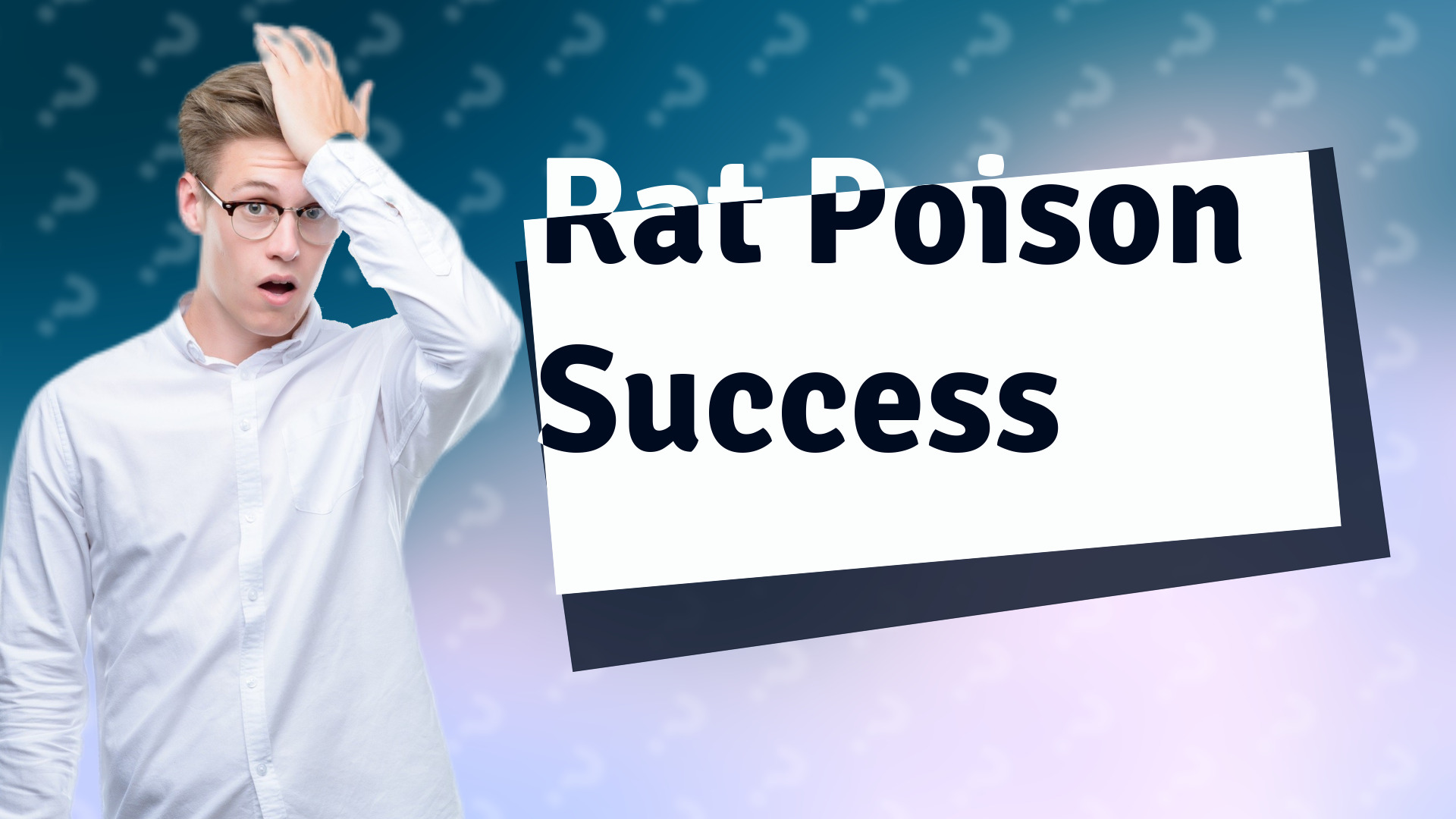 Rat Poison Success