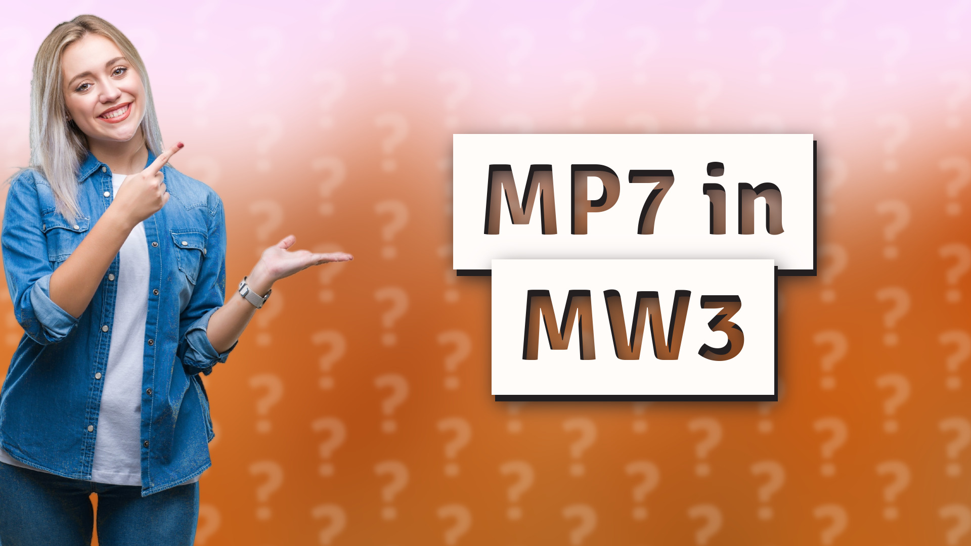 MP7 in MW3