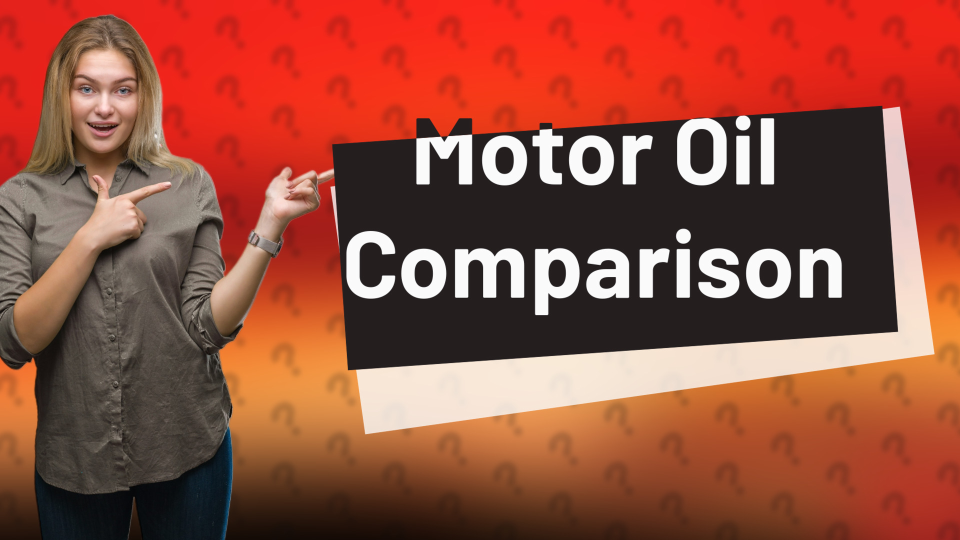 Motor Oil Comparison