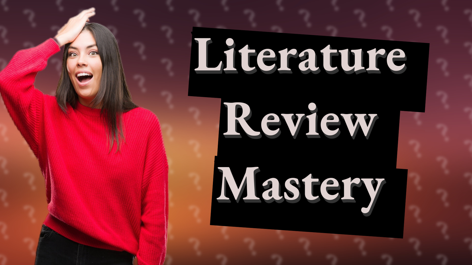 Literature Review Mastery
