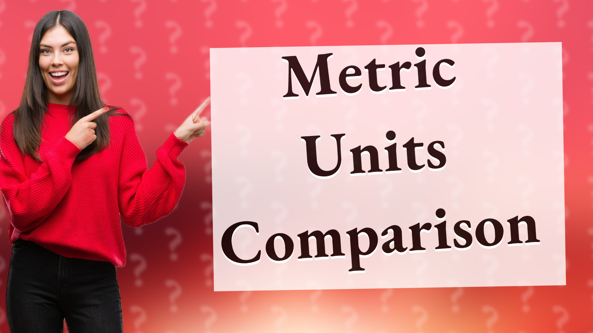 Metric Units Comparison