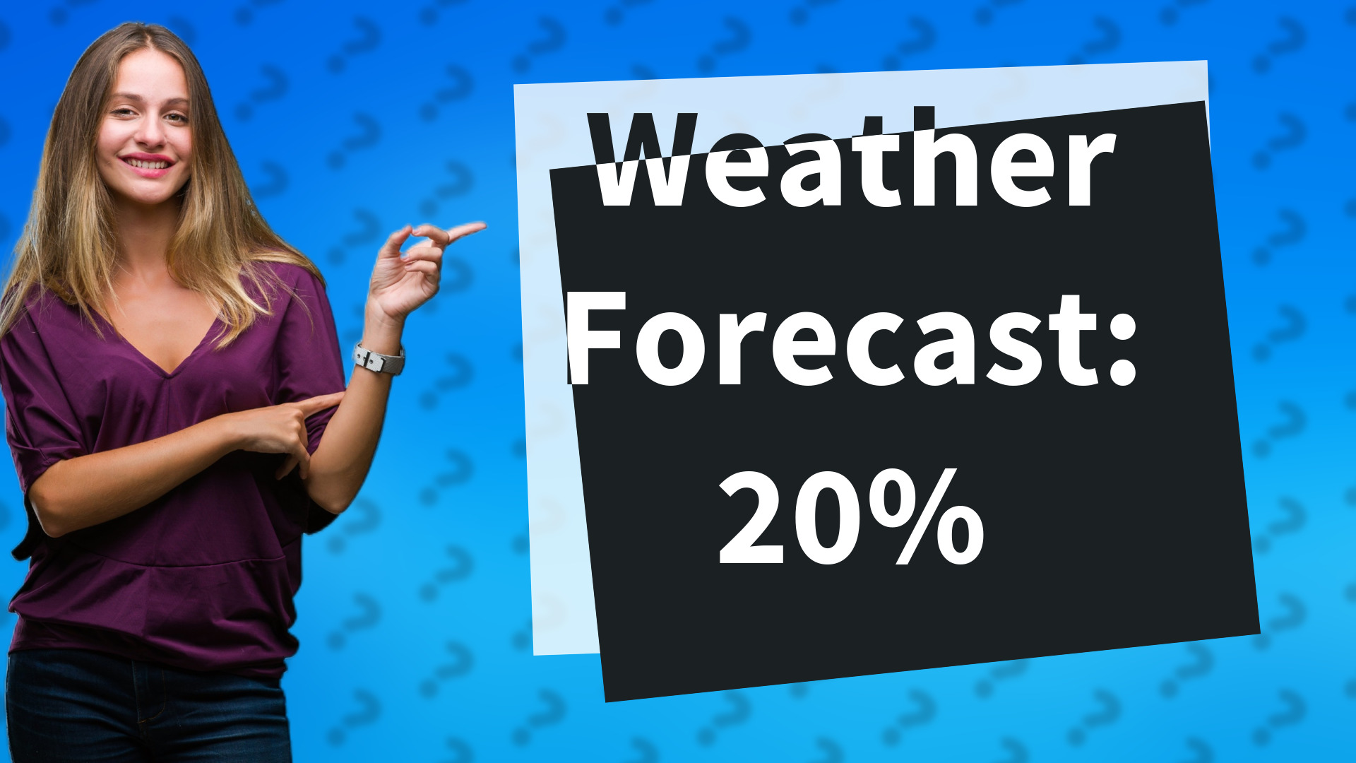 Weather Forecast: 20%