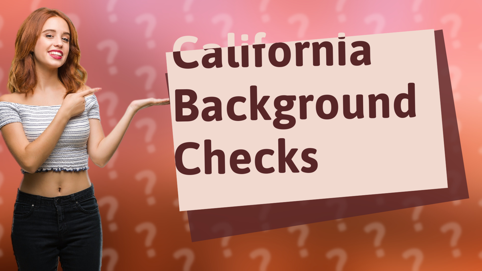 California Background Checks