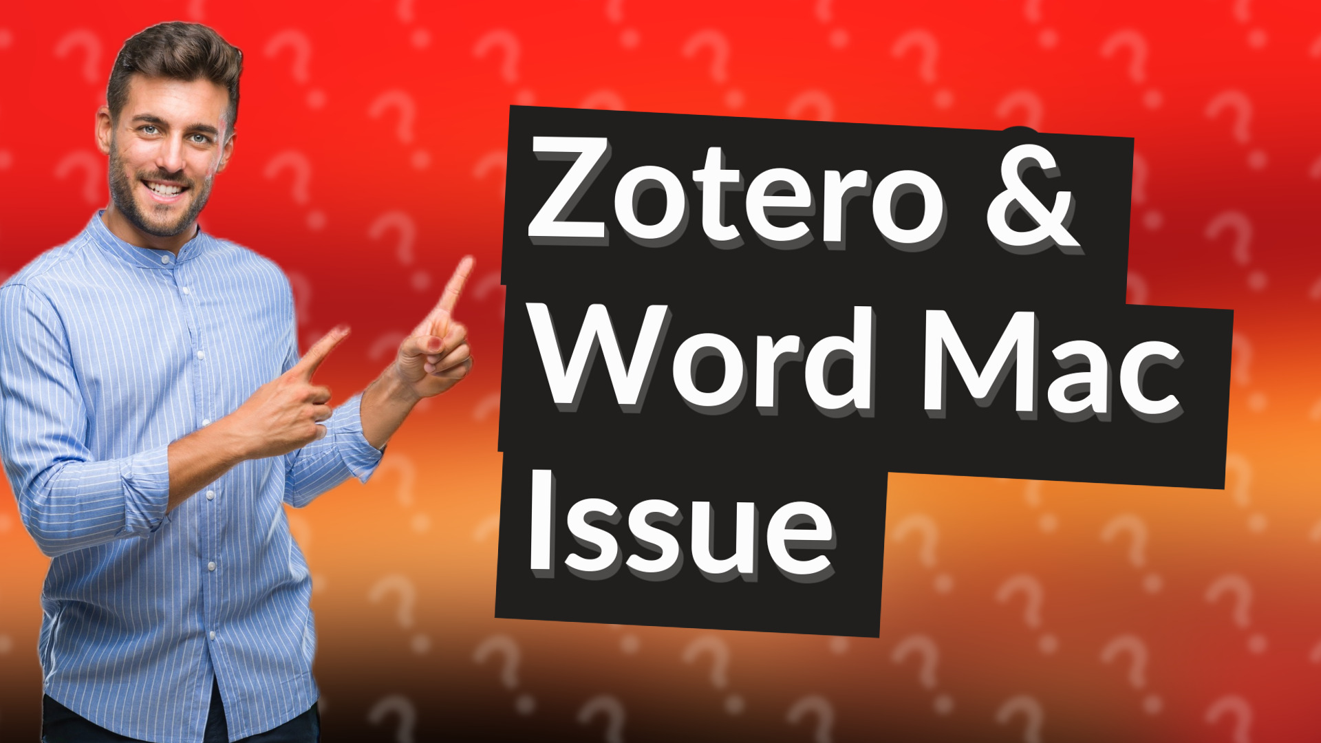 Zotero & Word Mac Issue