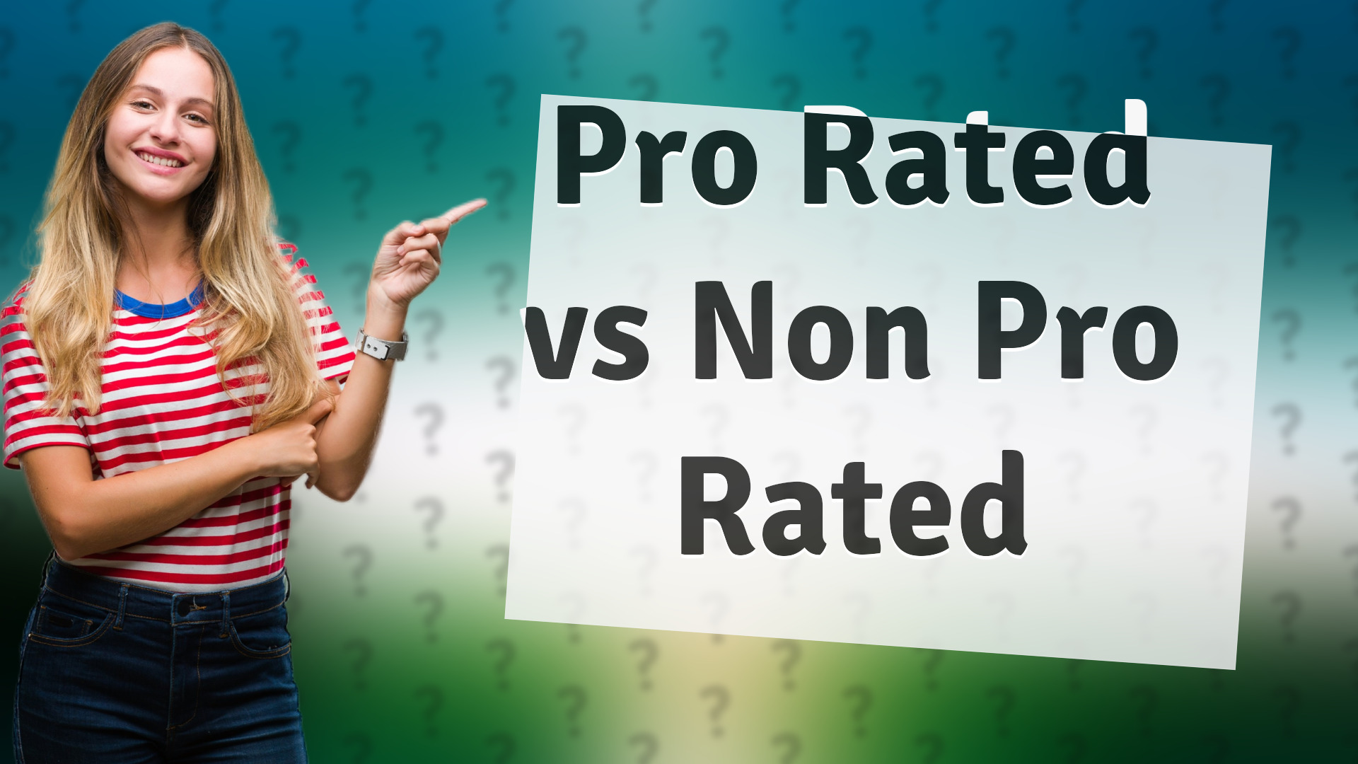 Pro Rated vs Non Pro Rated