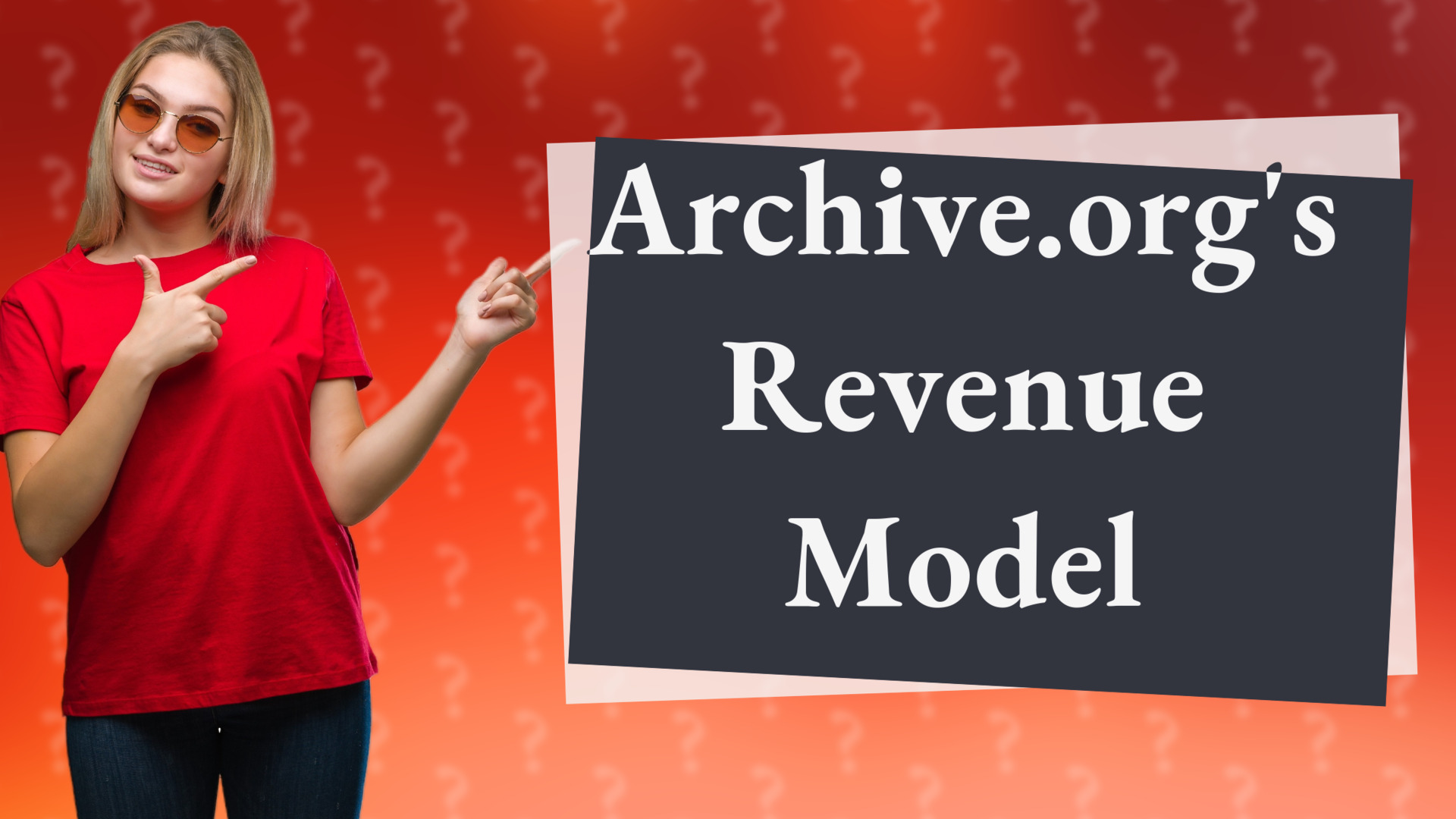 Archive.org's Revenue Model