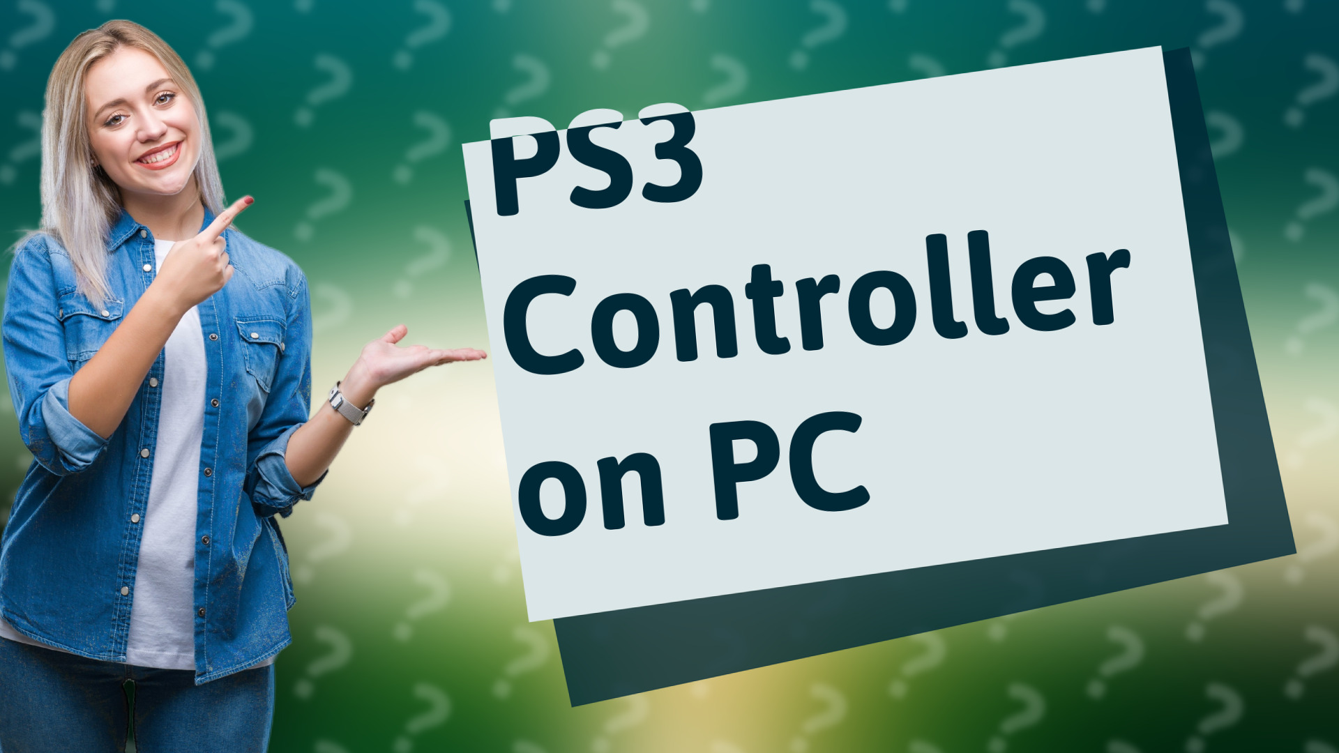 PS3 Controller on PC