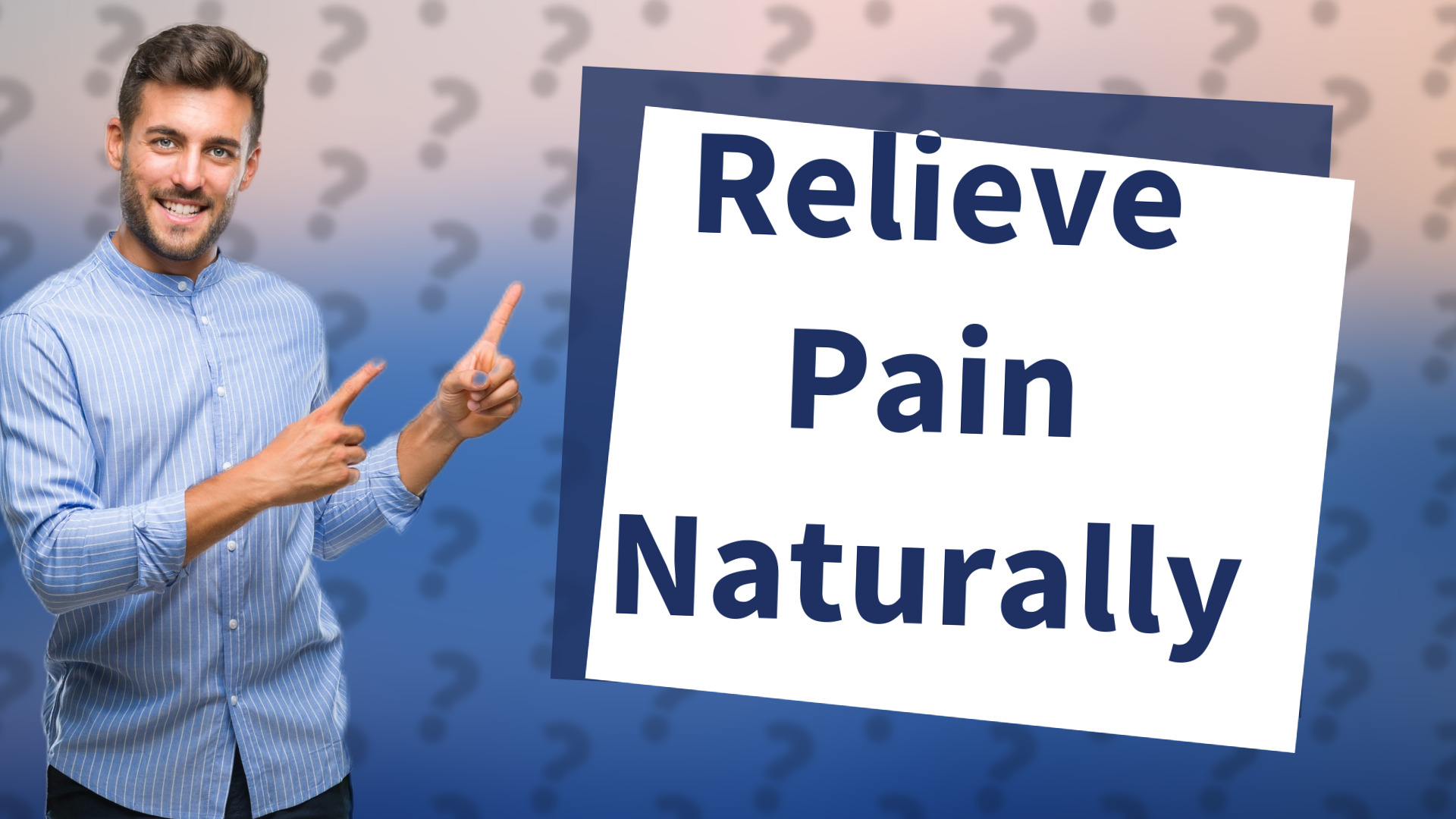 Relieve Pain Naturally
