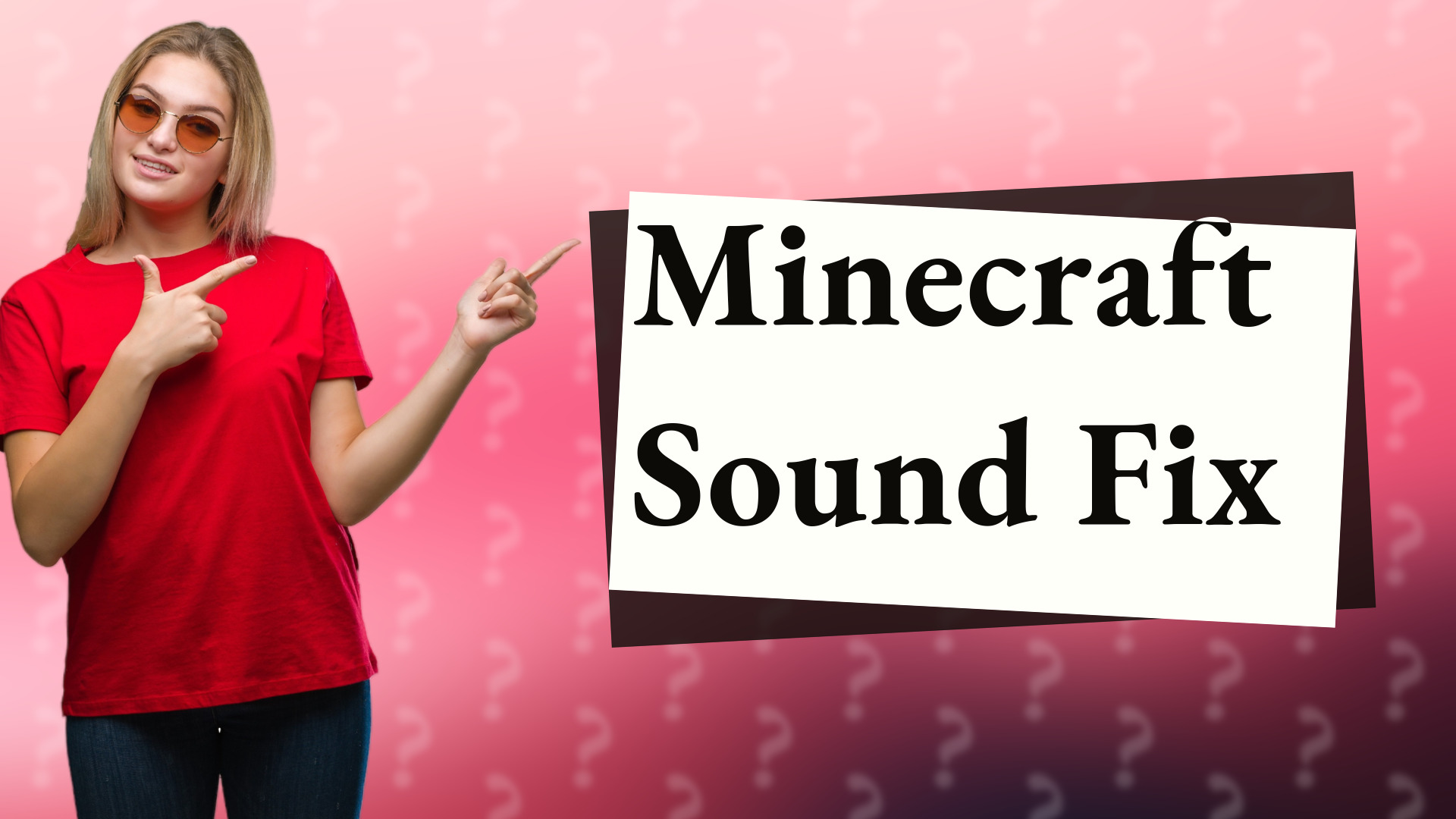 Minecraft Sound Fix