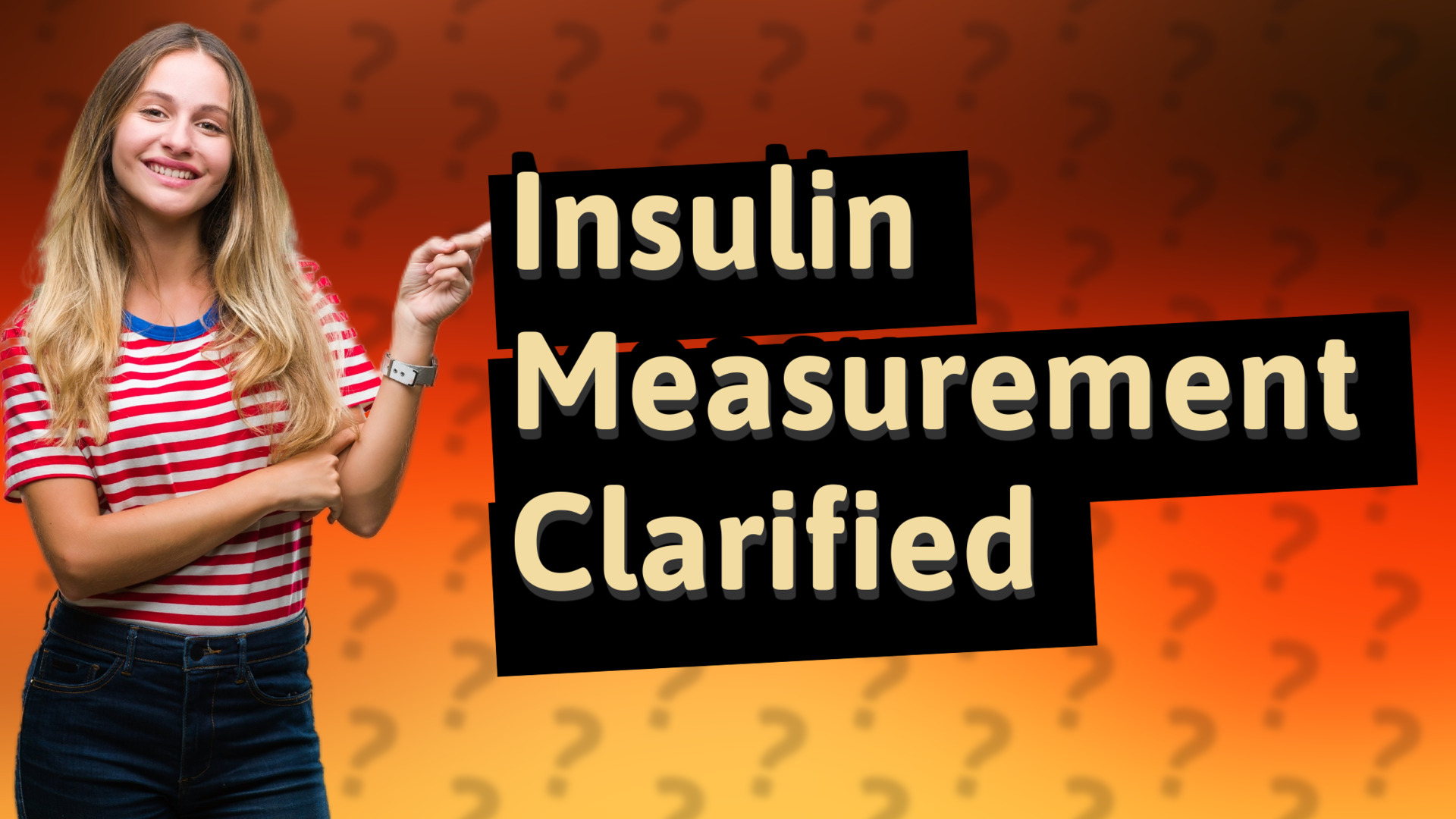 Insulin Measurement Clarified