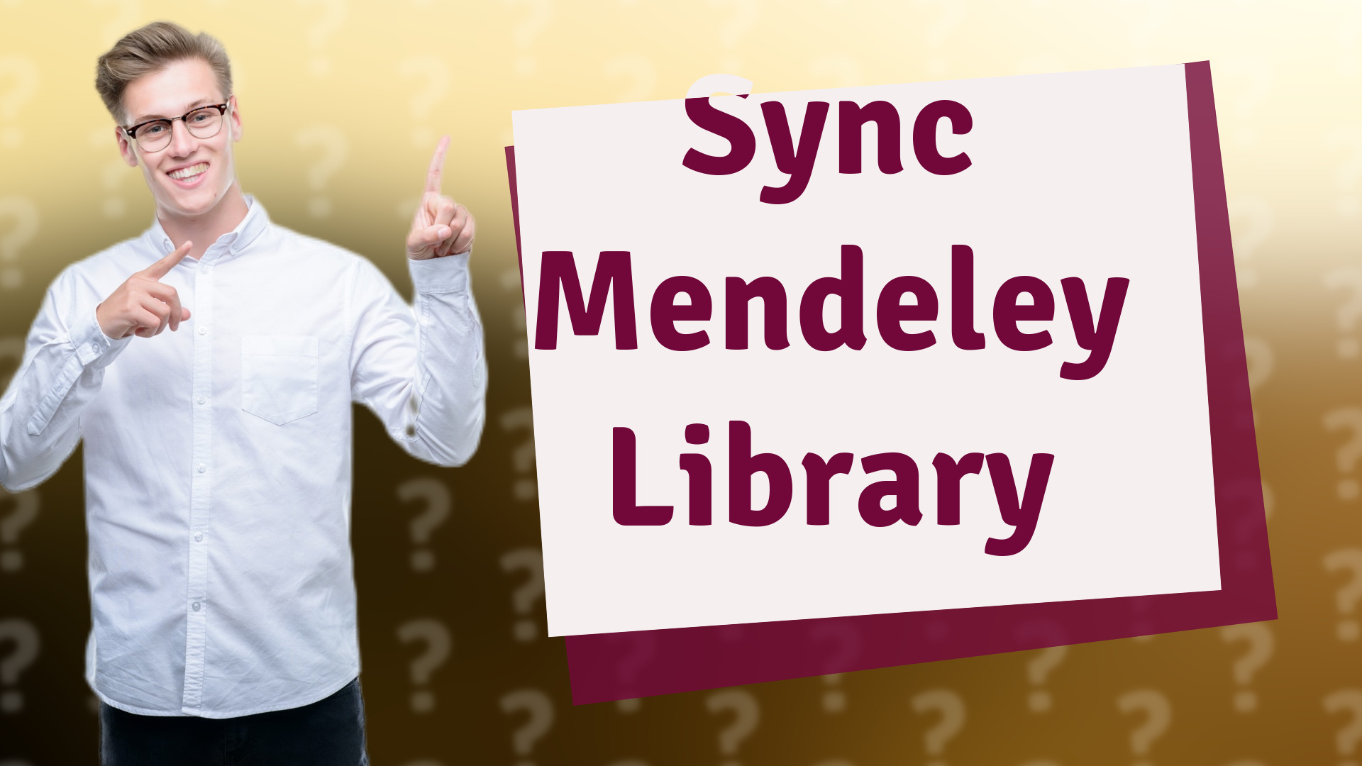 Sync Mendeley Library