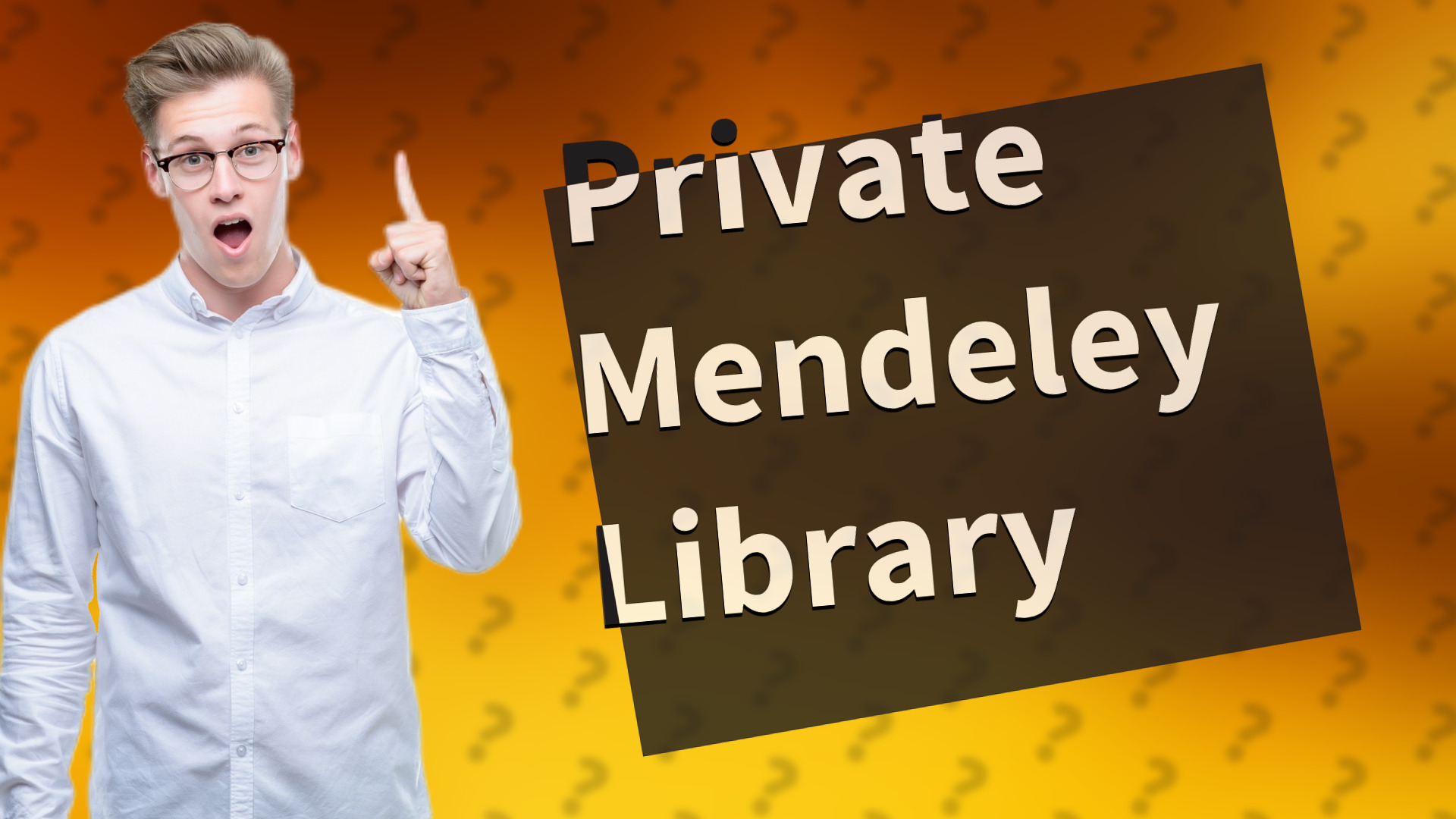 Private Mendeley Library