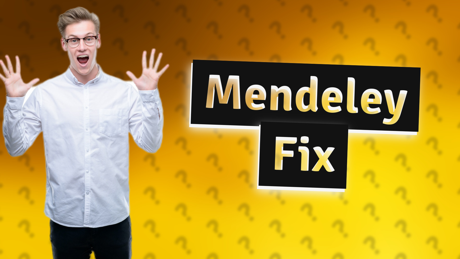 Mendeley Fix