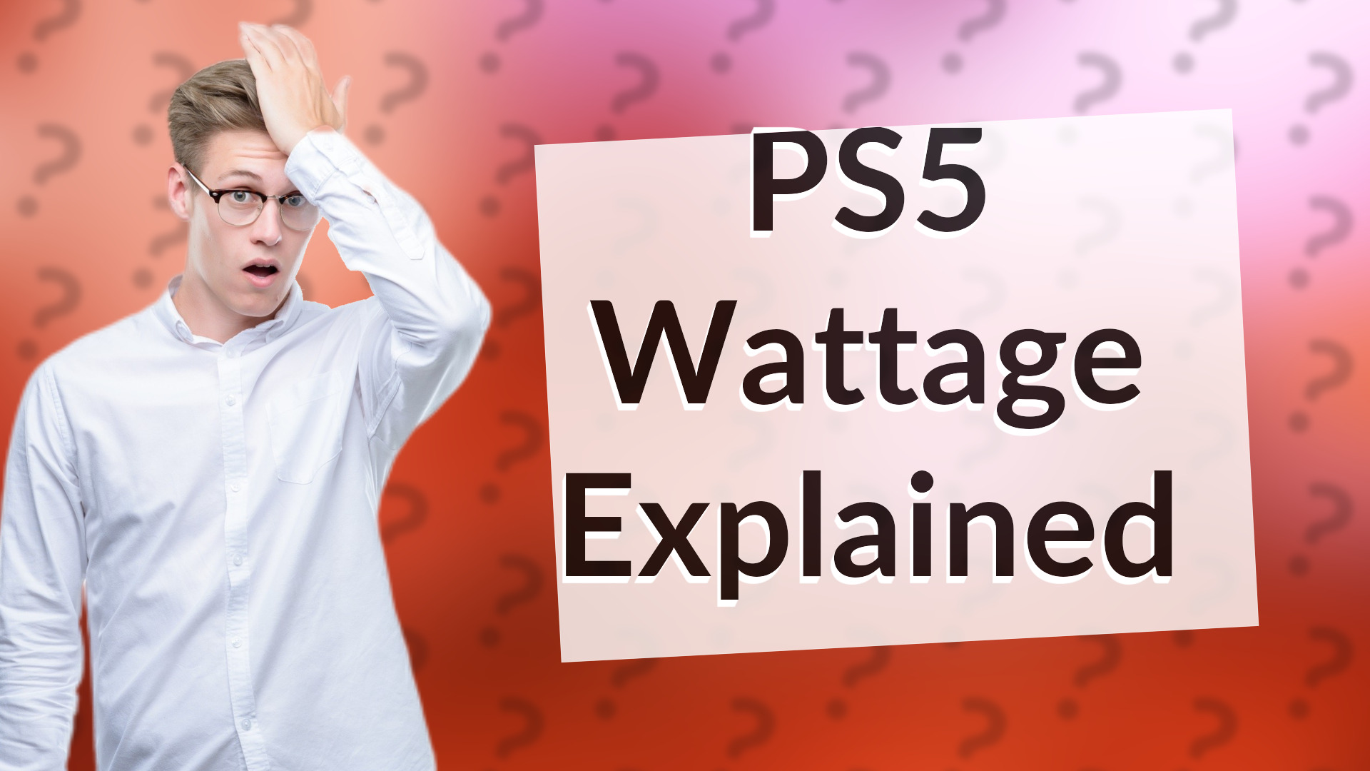 PS5 Wattage Explained