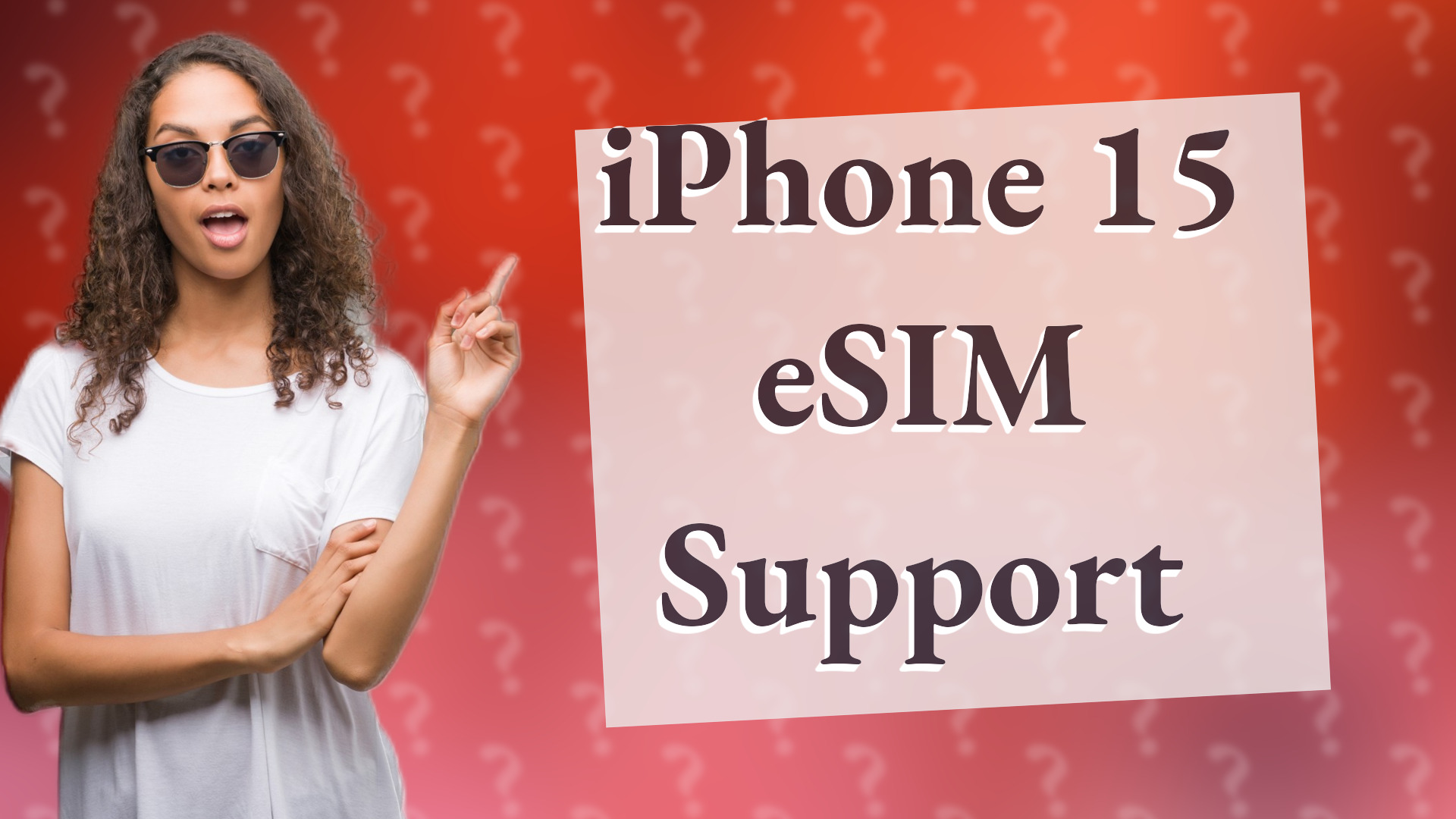 iPhone 15 eSIM Support